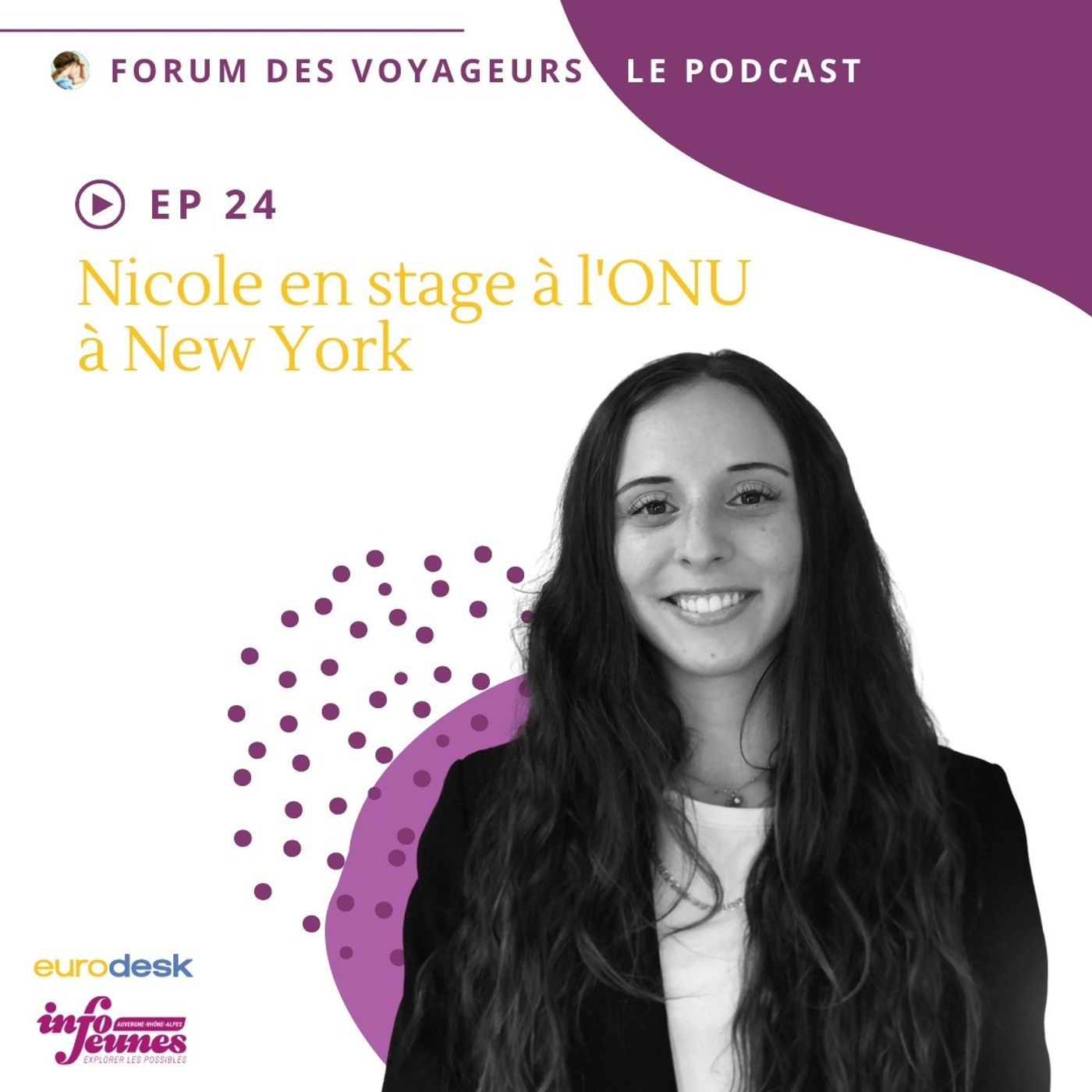 Nicole en stage à l'ONU à New York