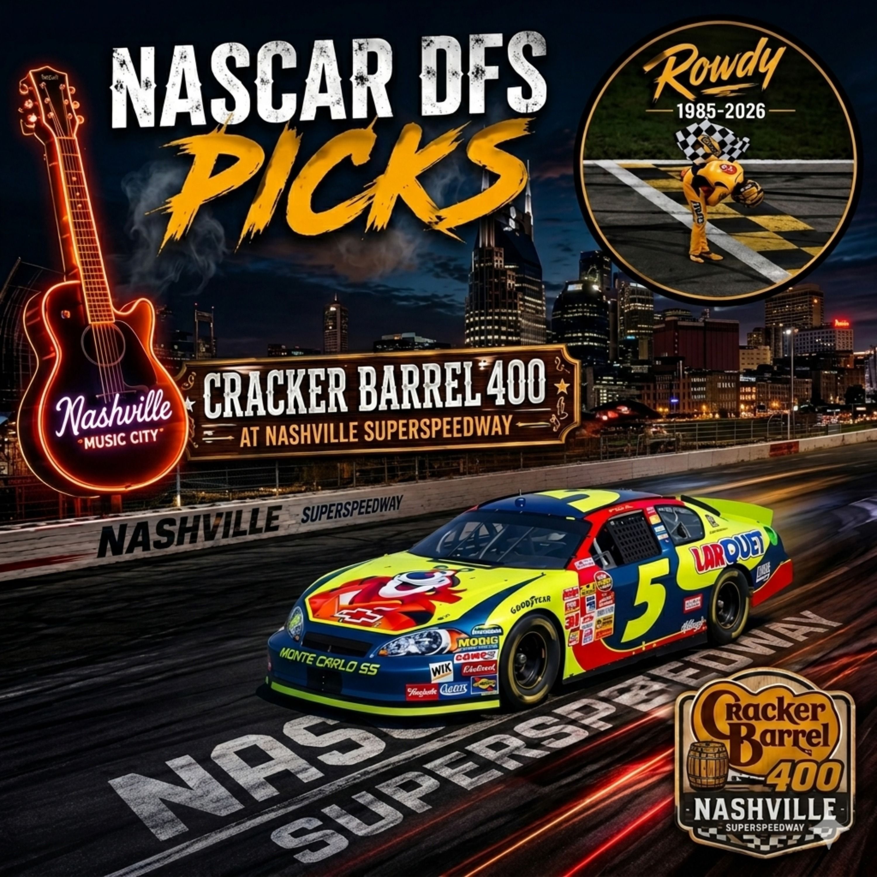 Cracker Barrel 400 DFS Picks 2026 (Ep. 805)
