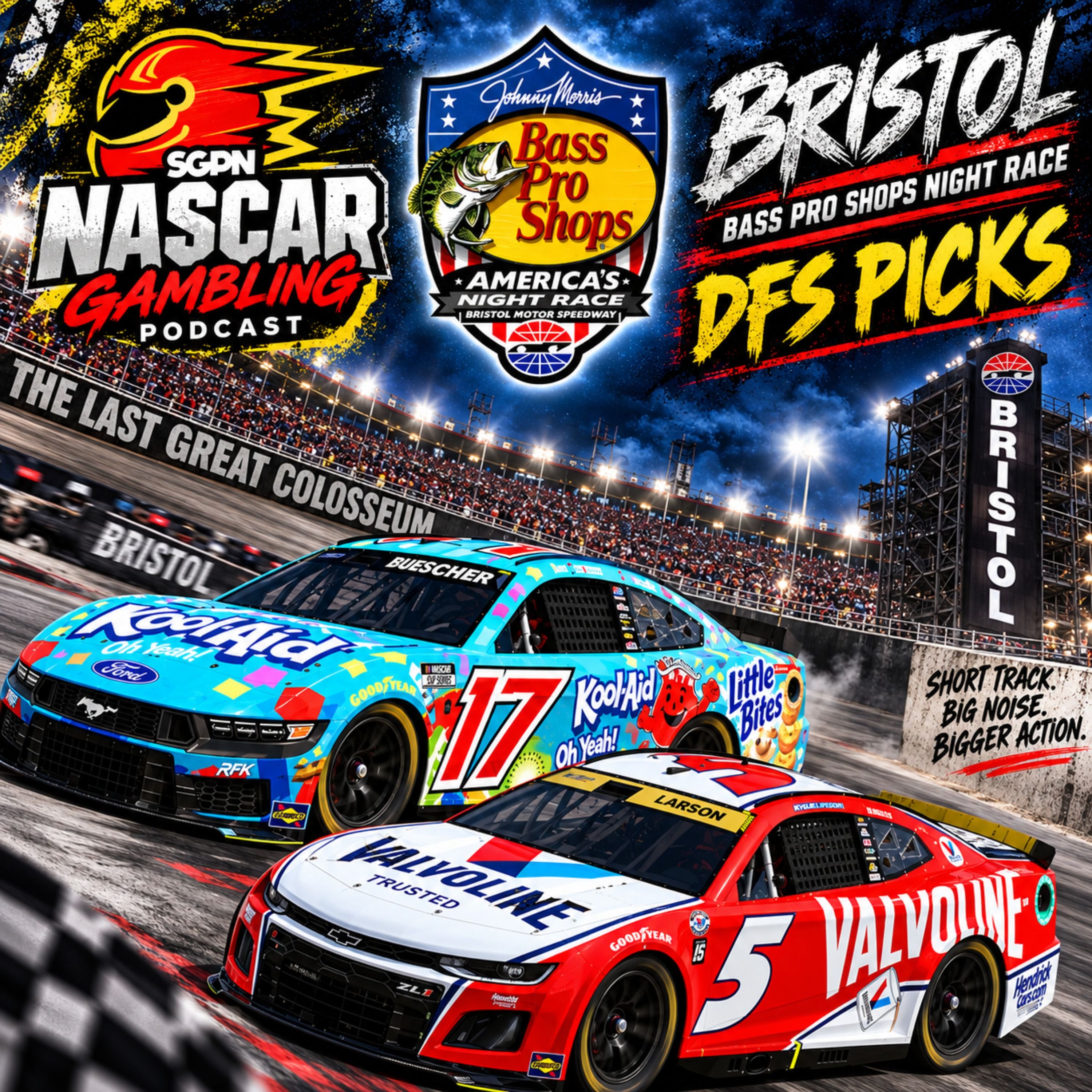 Bass Pro Shops Night Race 2026 DFS Picks I NASCAR Gambling Podcast (Ep. 870)