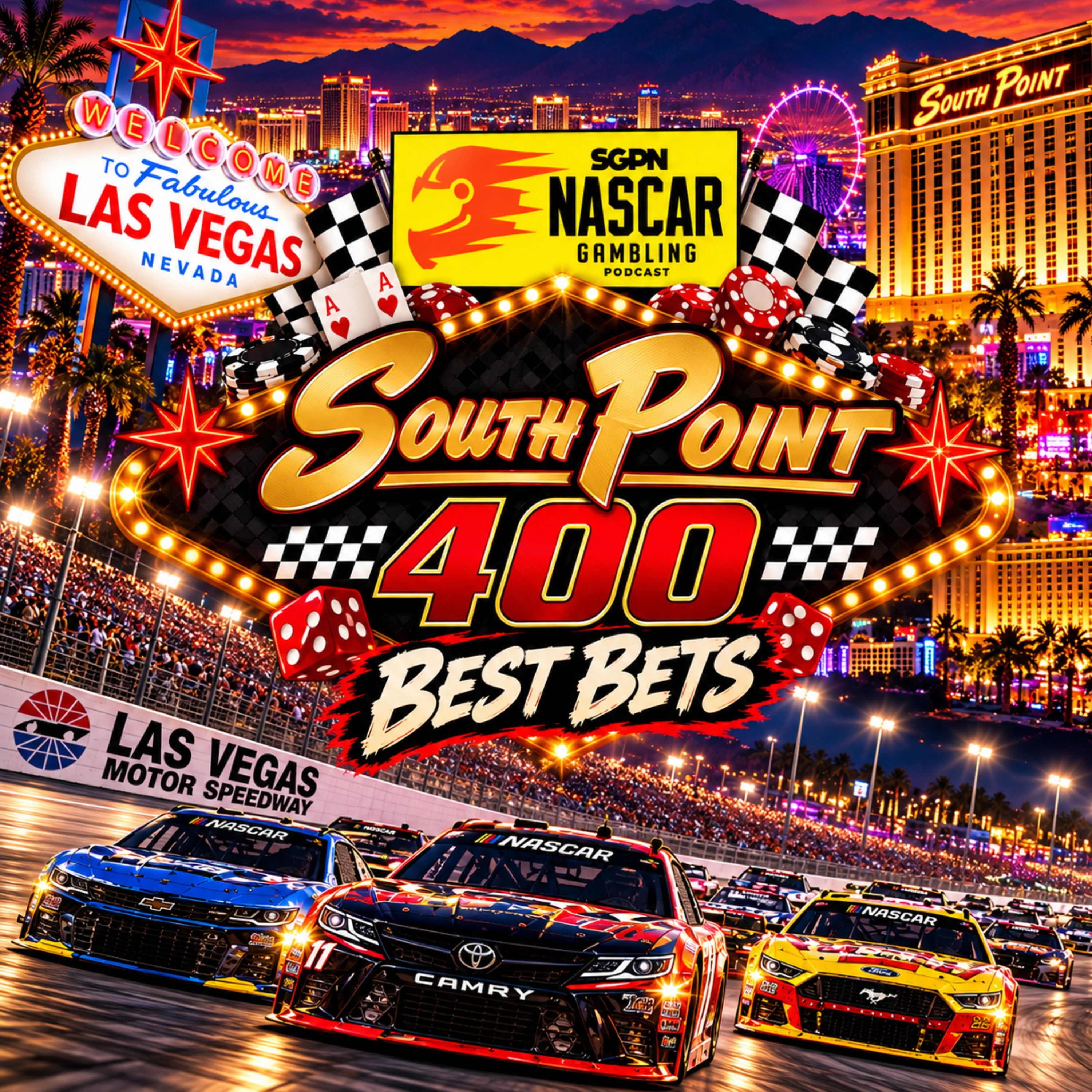 South Point 400 Betting Picks 2026 I NASCAR Gambling Podcast (Ep. 875) episode artwork