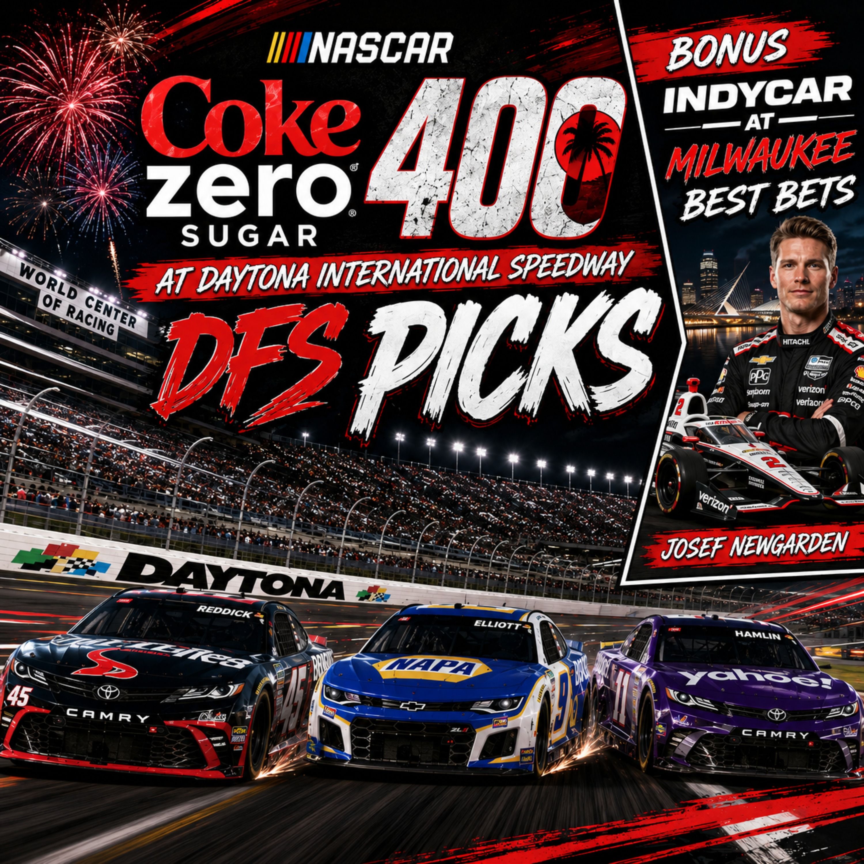 Coke Zero Sugar 400 DFS Picks 2026 (Ep. 858) episode artwork