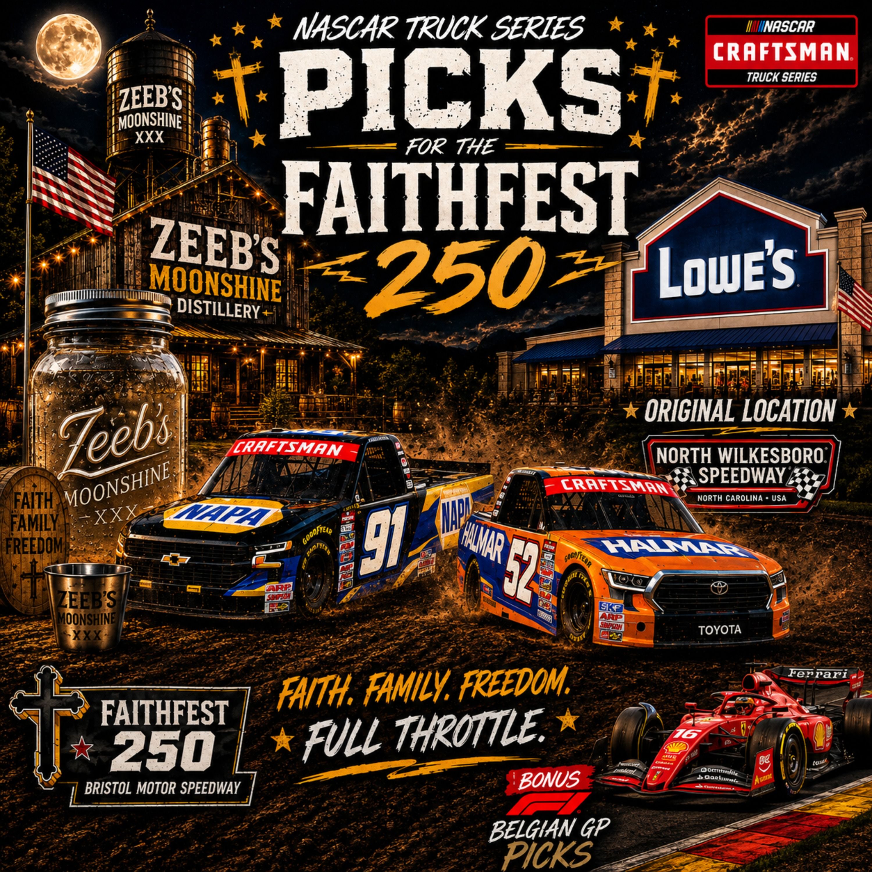 Faith Fest 250 Betting Picks 2026 I NASCAR Gambling Podcast (Ep. 833)