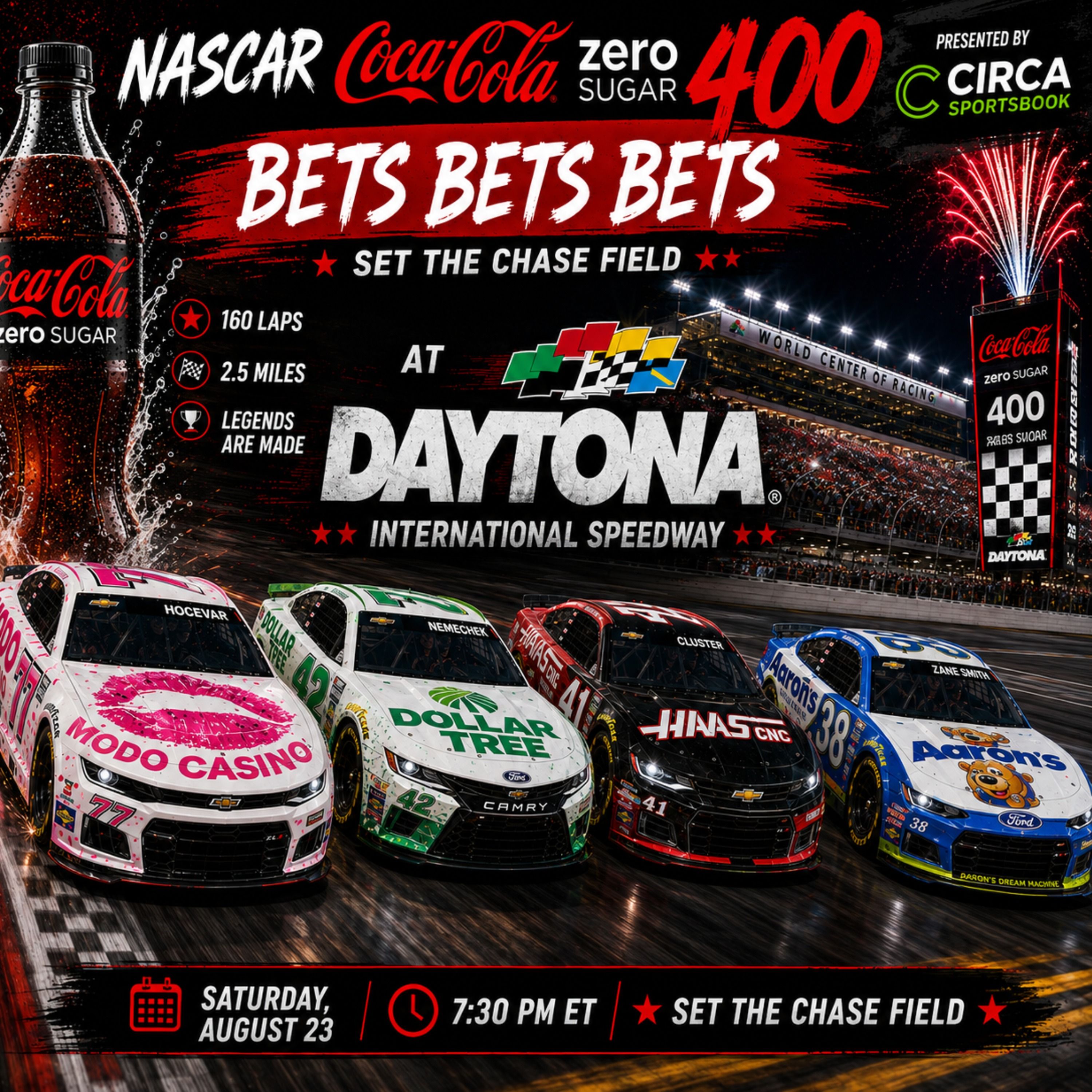 Coke Zero Sugar 400 Betting Picks 2026 (Ep. 856) episode artwork