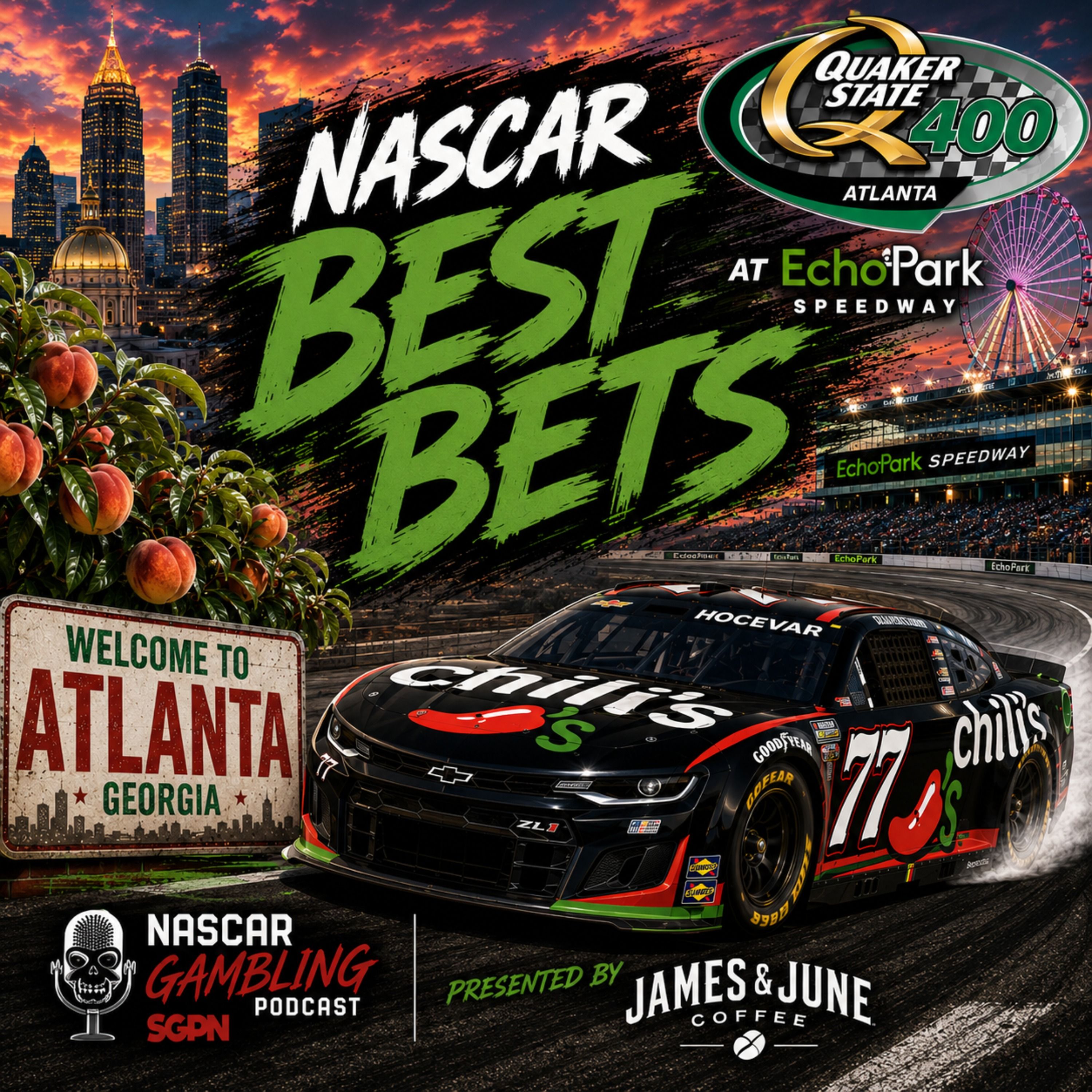Quaker State 400 Betting Picks 2026 I NASCAR Gambling Podcast (Ep. 828) episode artwork