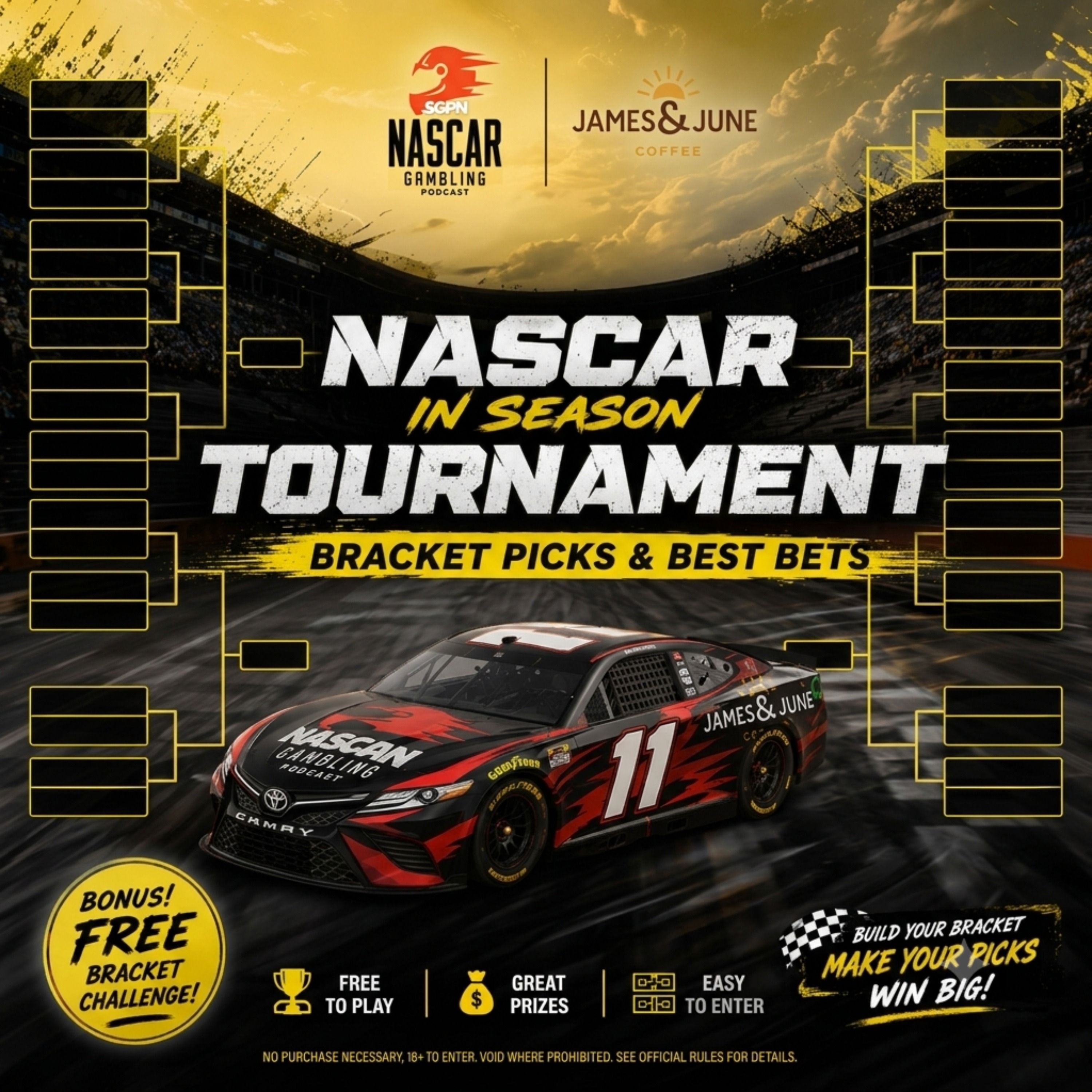 NASCAR In-Season Tournament 2026 Betting Picks I NASCAR Gambling Podcast (Ep. 819) episode artwork
