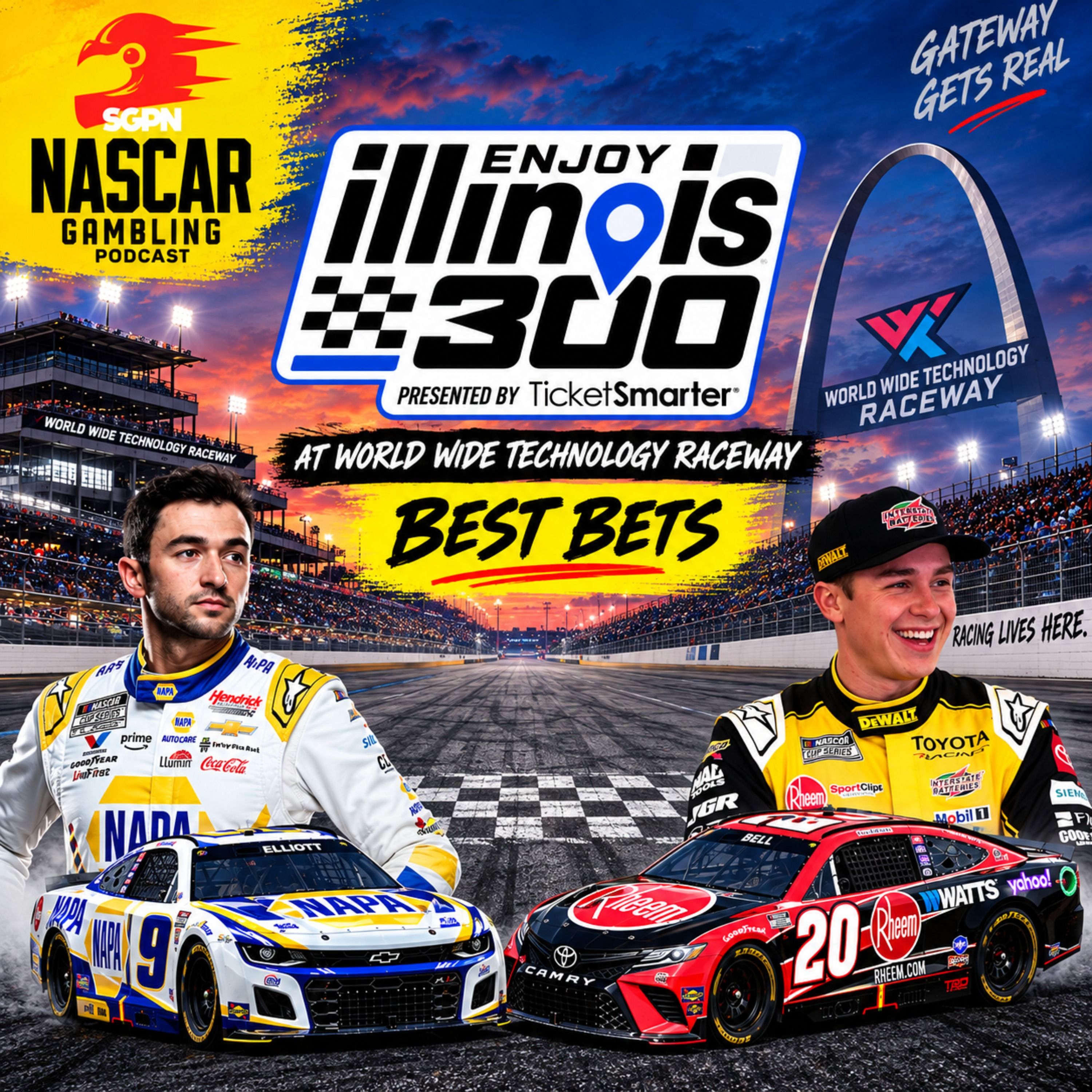 Enjoy Illinois 300 Betting Picks 2026 (Ep. 864) episode artwork