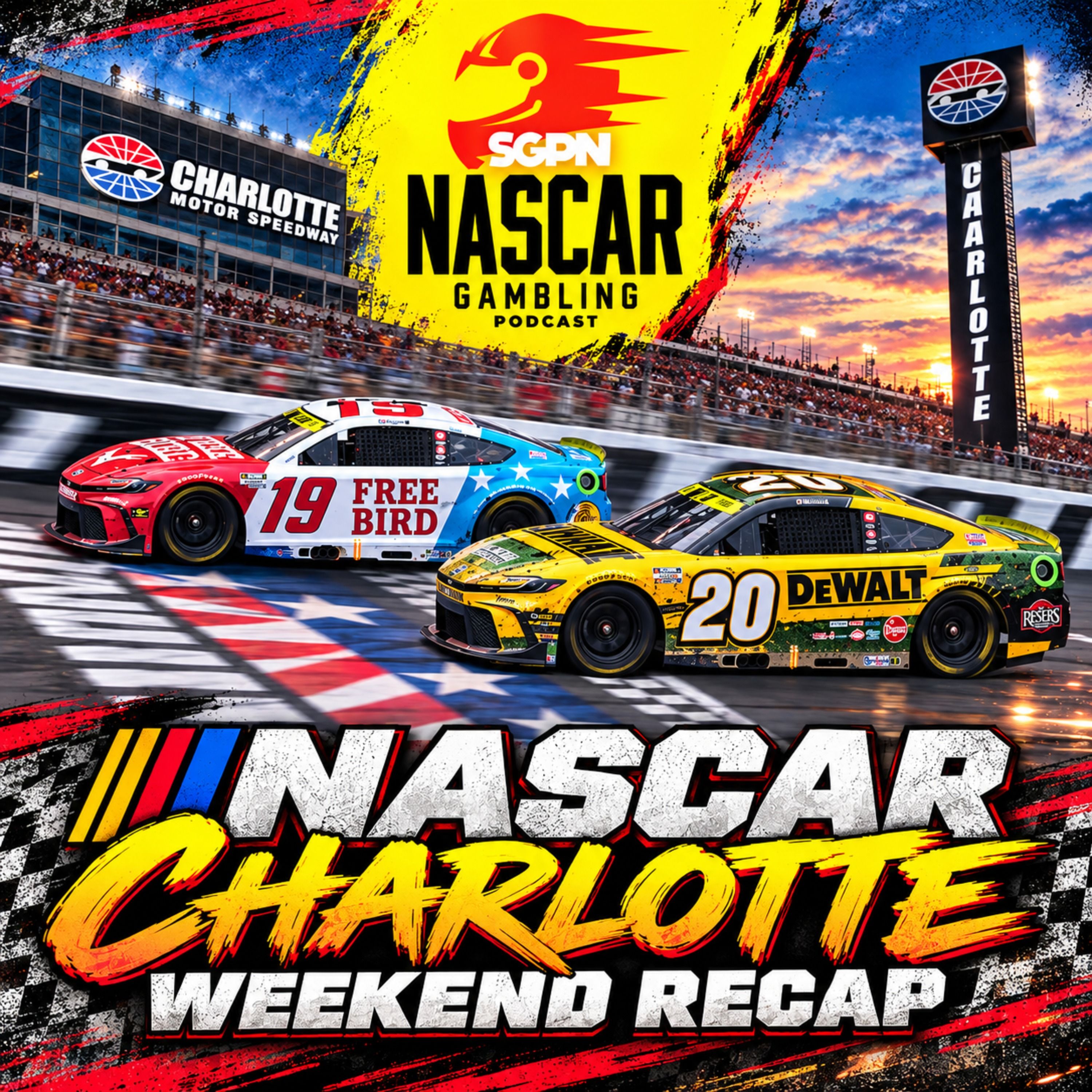 NASCAR Charlotte Fall 2026 Betting Recap (Ep. 883) episode artwork