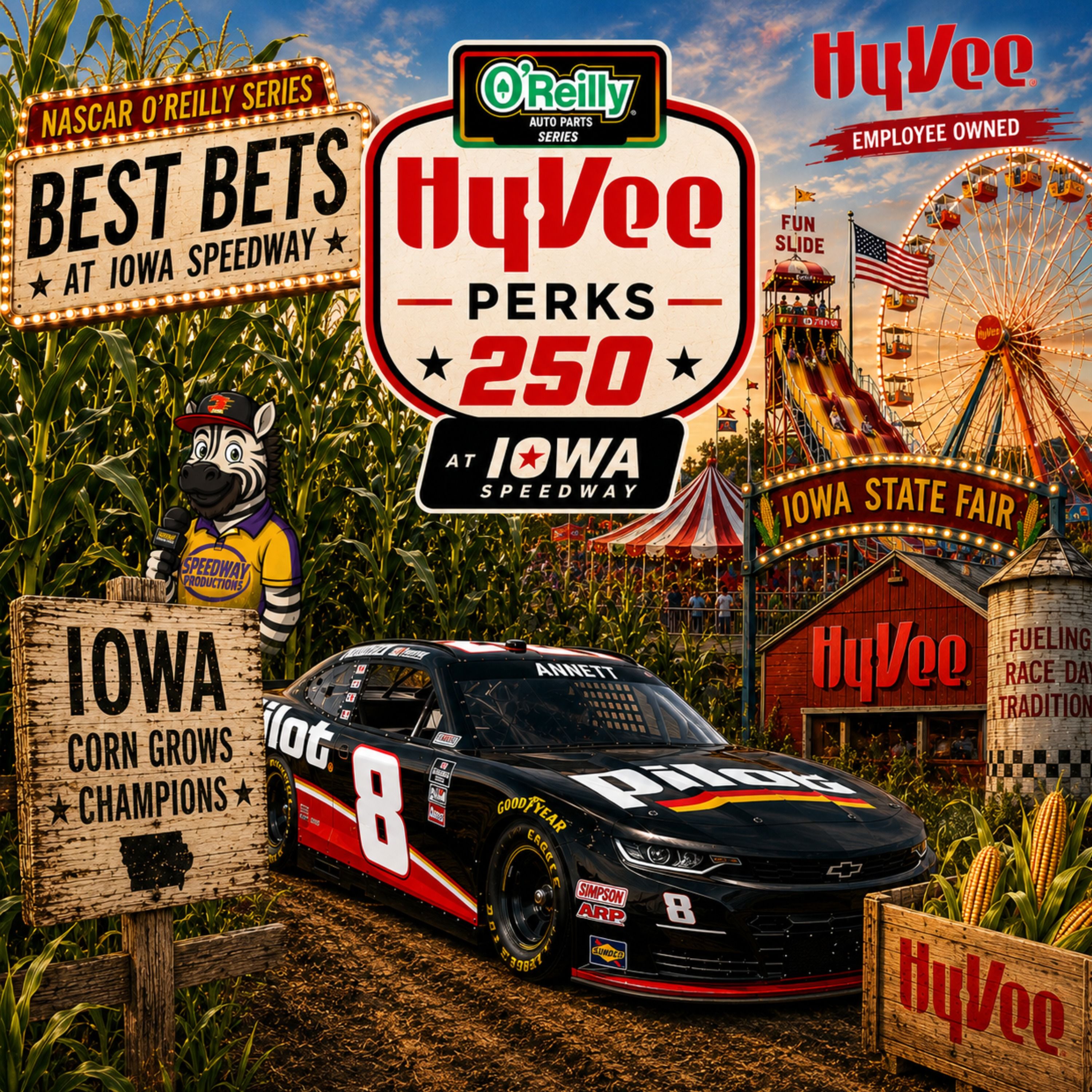HyVee Perks 250 Betting Picks 2026 I NASCAR Gambling Podcast (Ep. 845) episode artwork