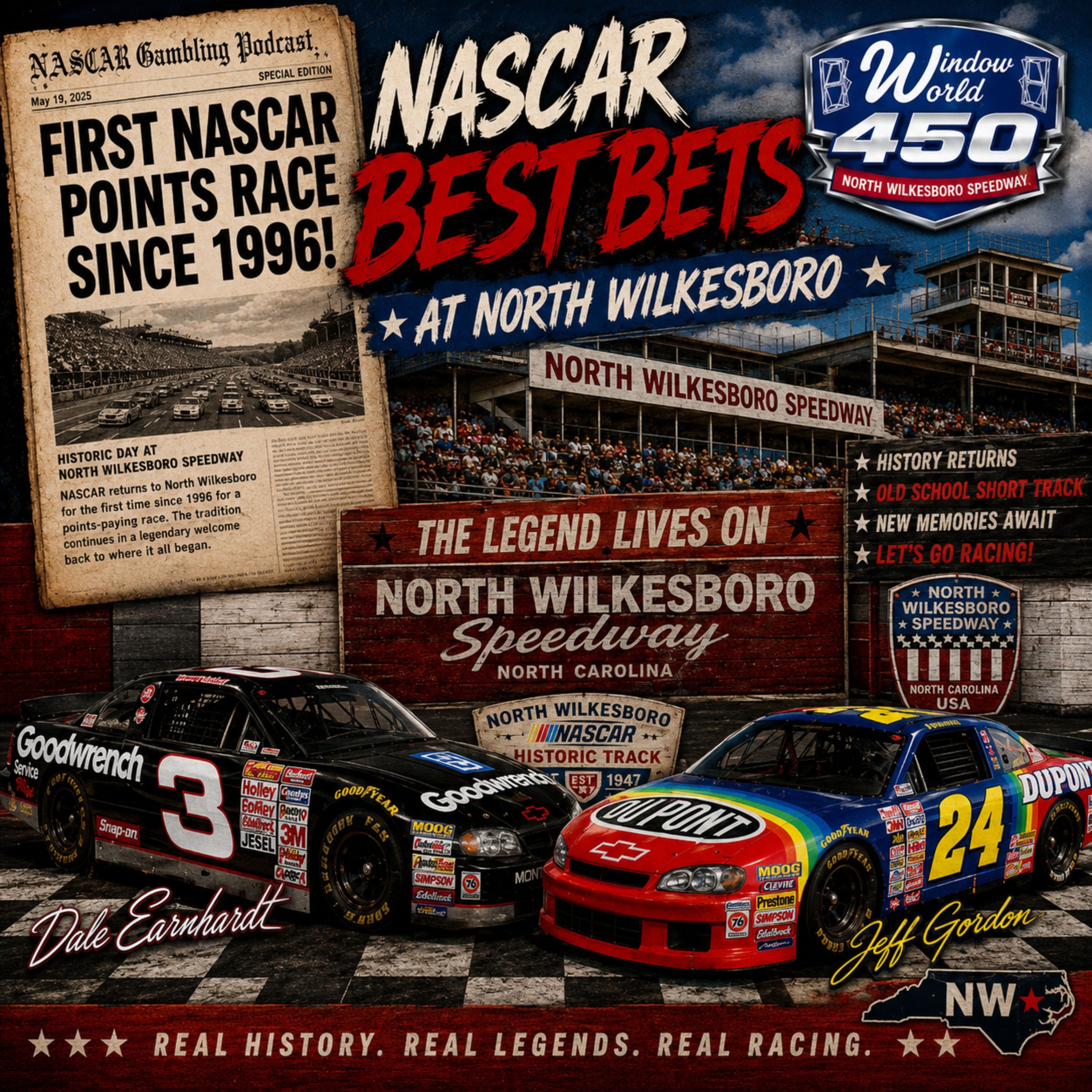 Window World 450 Betting Picks 2026 I NASCAR Gambling Podcast (Ep. 832) episode artwork