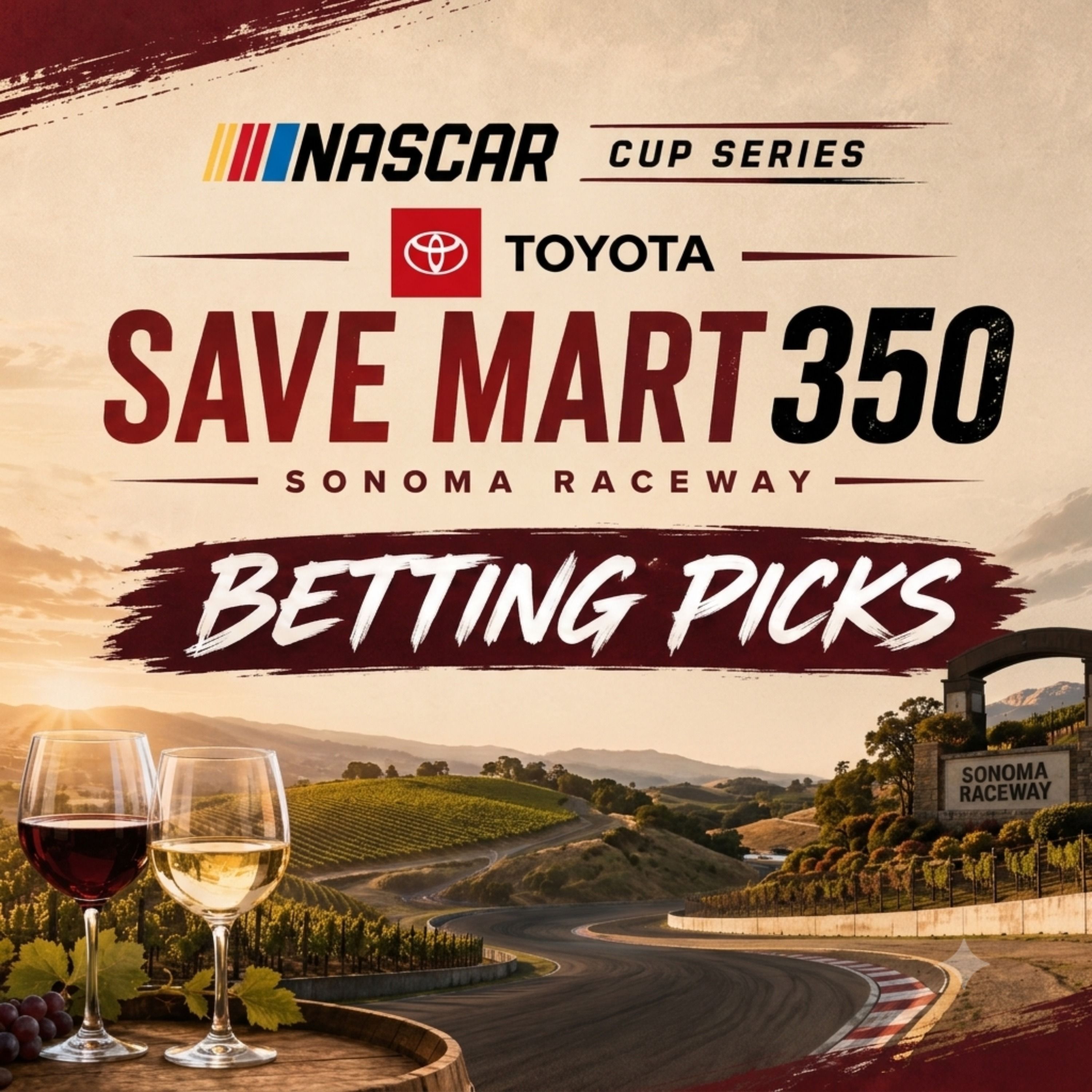 Toyota/Save Mart 350 Betting Picks 2026 I NASCAR Gambling Podcast (Ep. 820) episode artwork