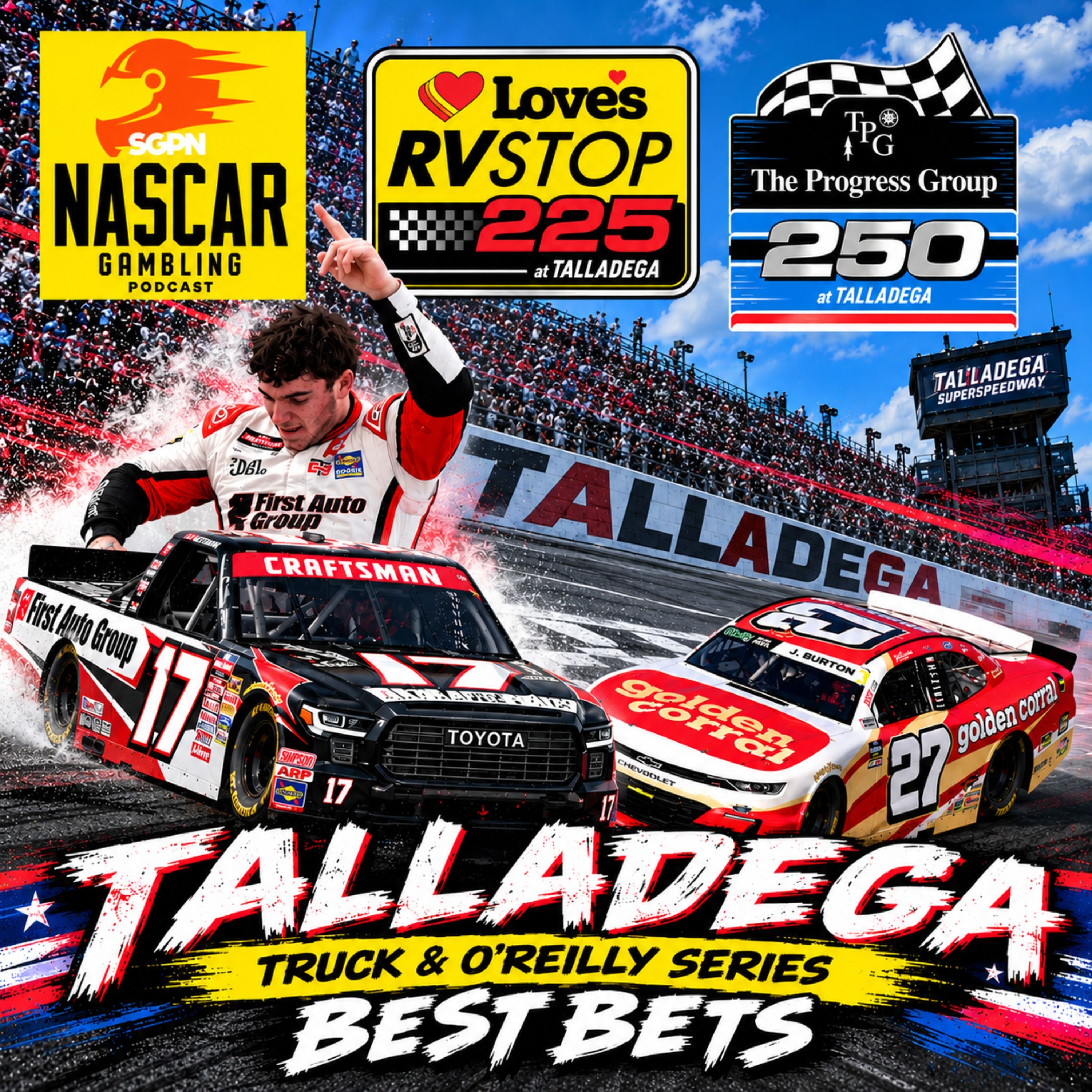 Love's RV Stop 225 & The Progress Group 250 Betting Picks 2026 (Ep. 888) episode artwork