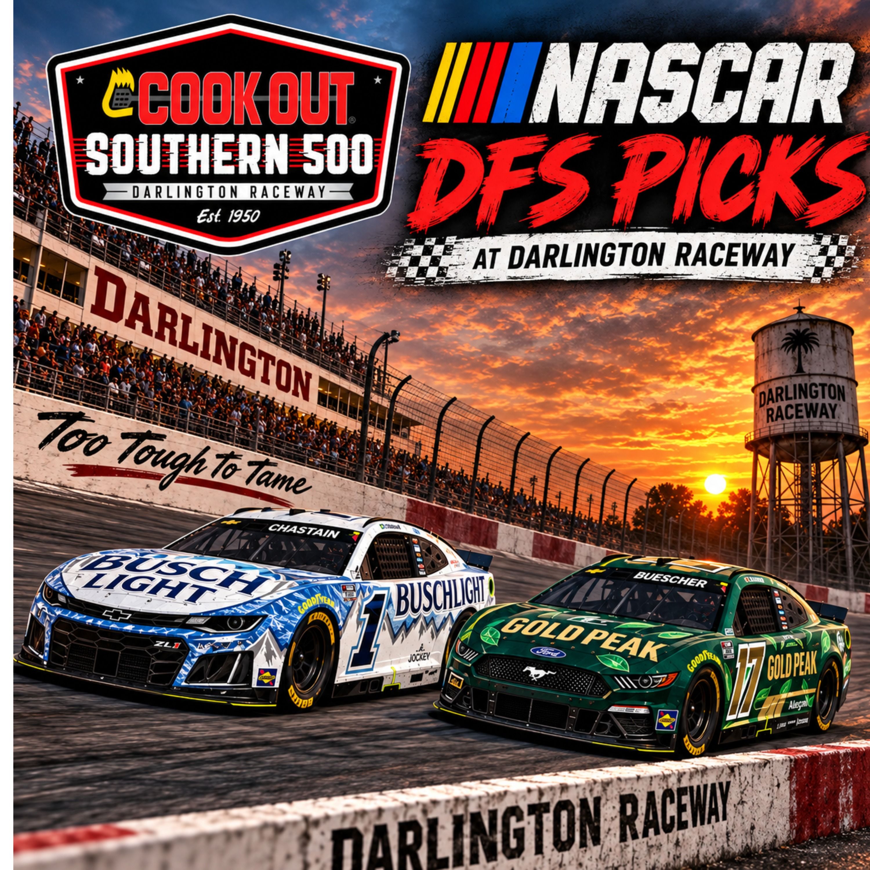 Cook Out Southern 500 DFS Picks 2026 (Ep. 862) episode artwork