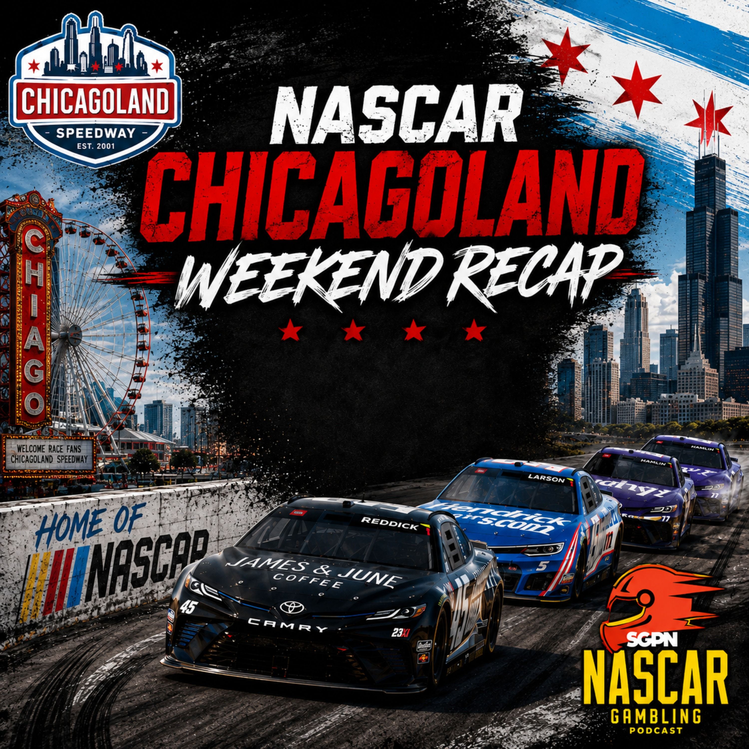 NASCAR Chicagoland 2026 Betting Recap I NASCAR Gambling Podcast (Ep. 827) episode artwork