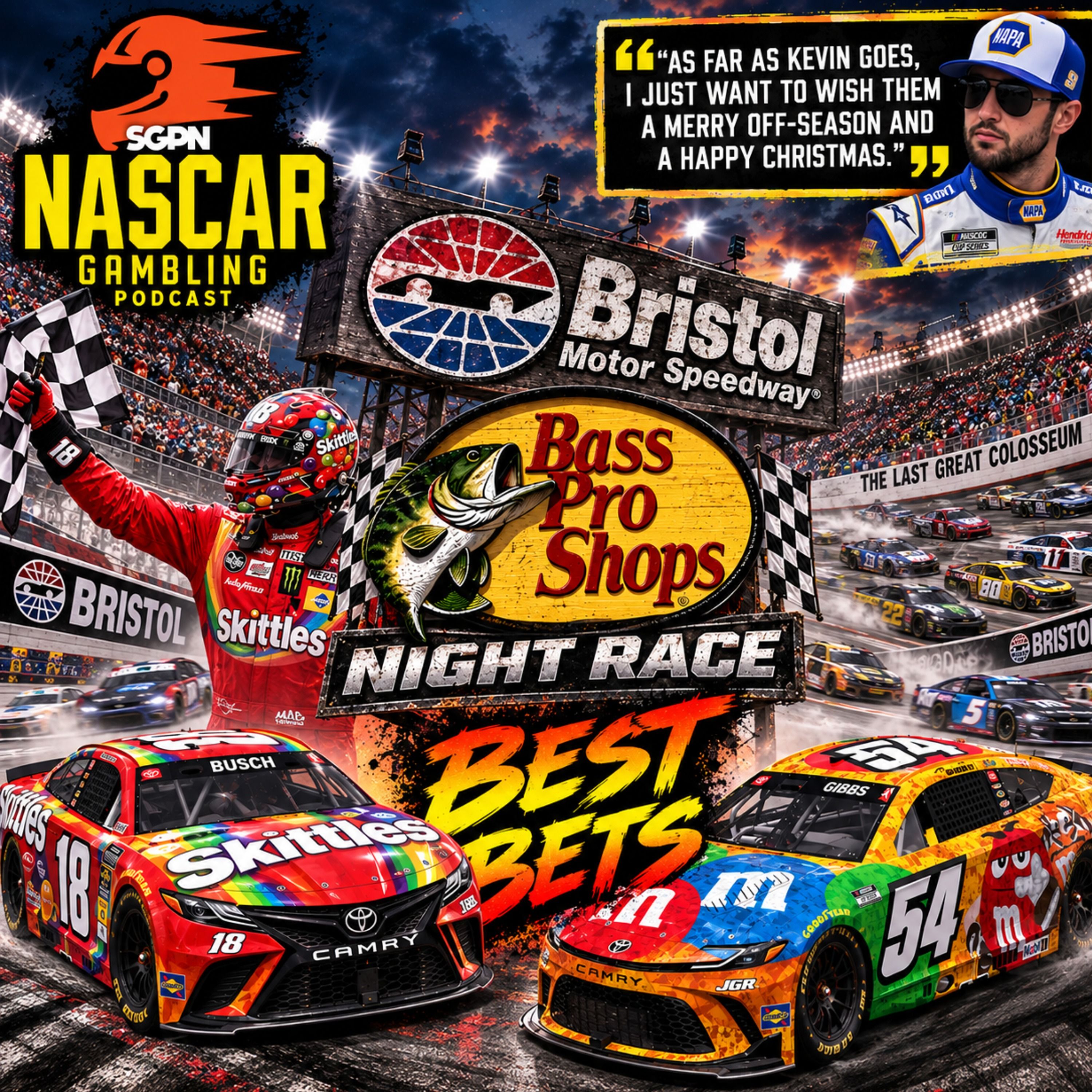Bass Pro Shops Night Race 2026 Betting Picks I NASCAR Gambling Podcast (Ep. 868) episode artwork