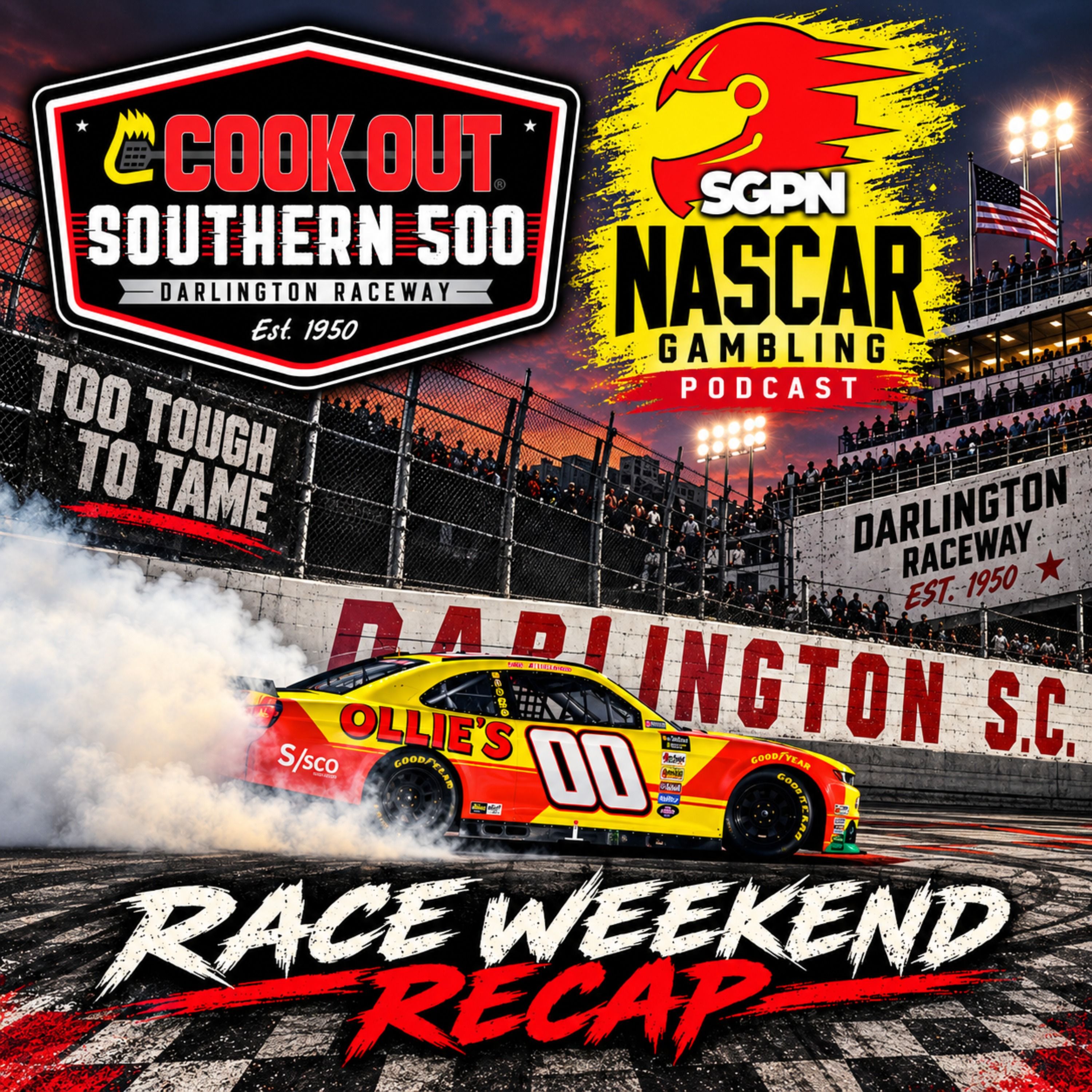 NASCAR Darlington 2 Betting Recap 2026 (Ep. 863) episode artwork
