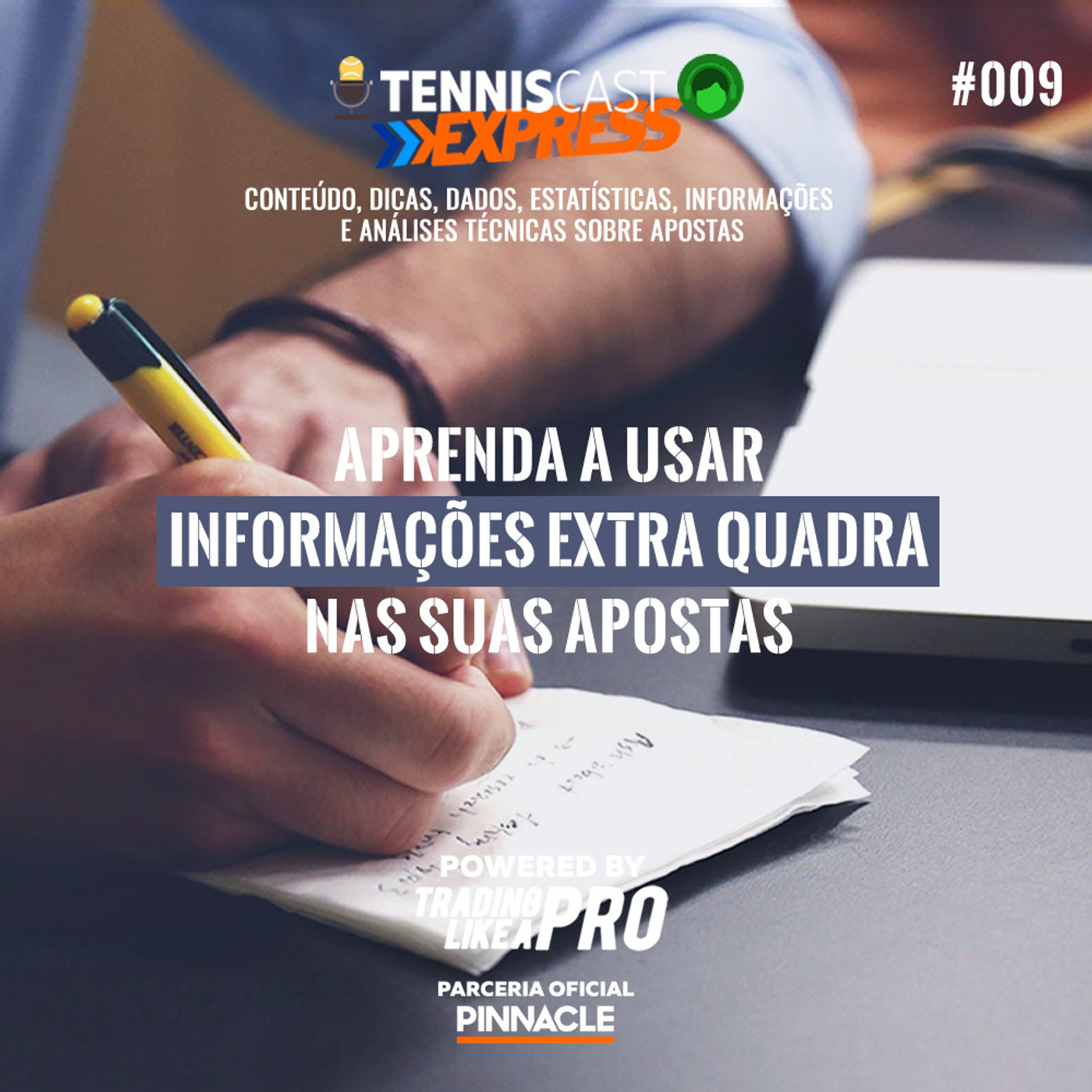 Aprenda a Usar Informações Extra Quadra nas Suas Apostas - Tennis Cast Express #009 episode artwork