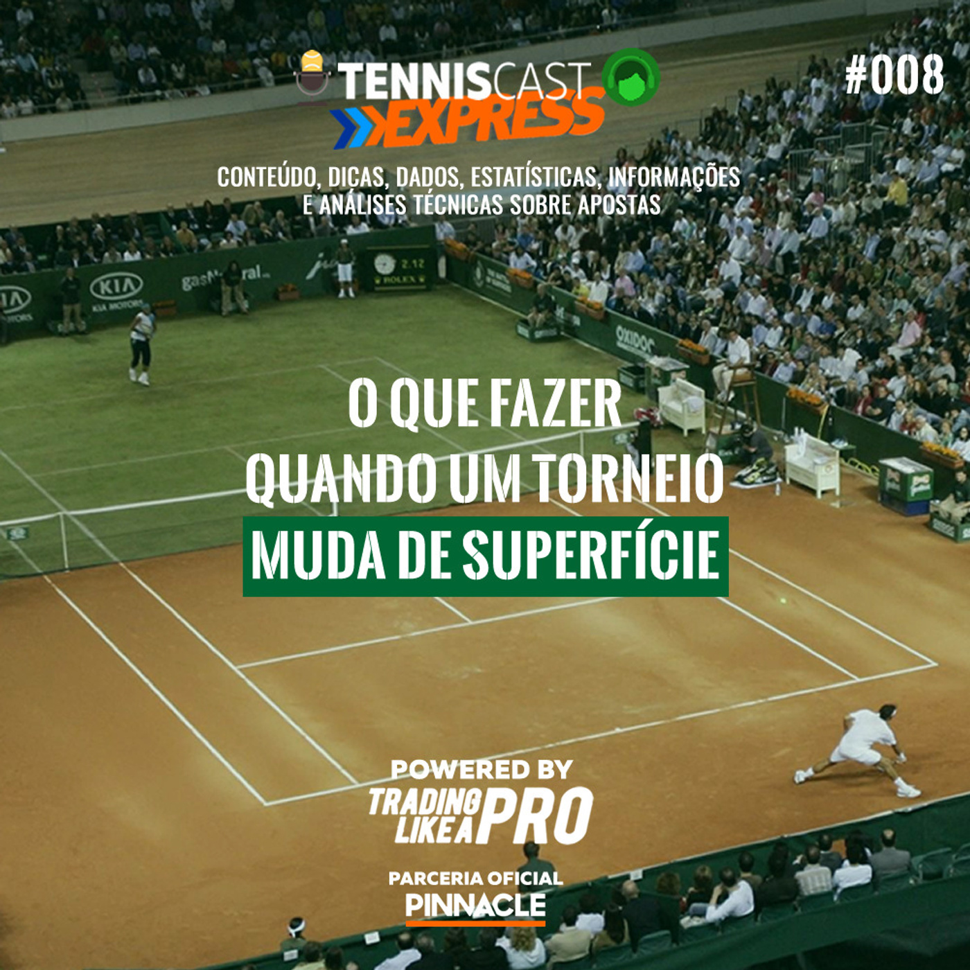 O Que Fazer Quando Um Torneio Muda de Superfície - Tennis Cast Express #008 episode artwork