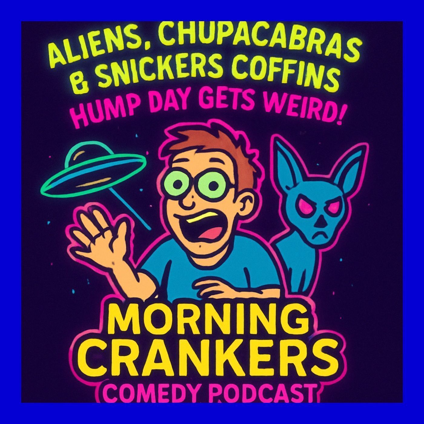 "Aliens, Chupacabras & Snickers Coffins – Hump Day Gets Weird!" episode artwork