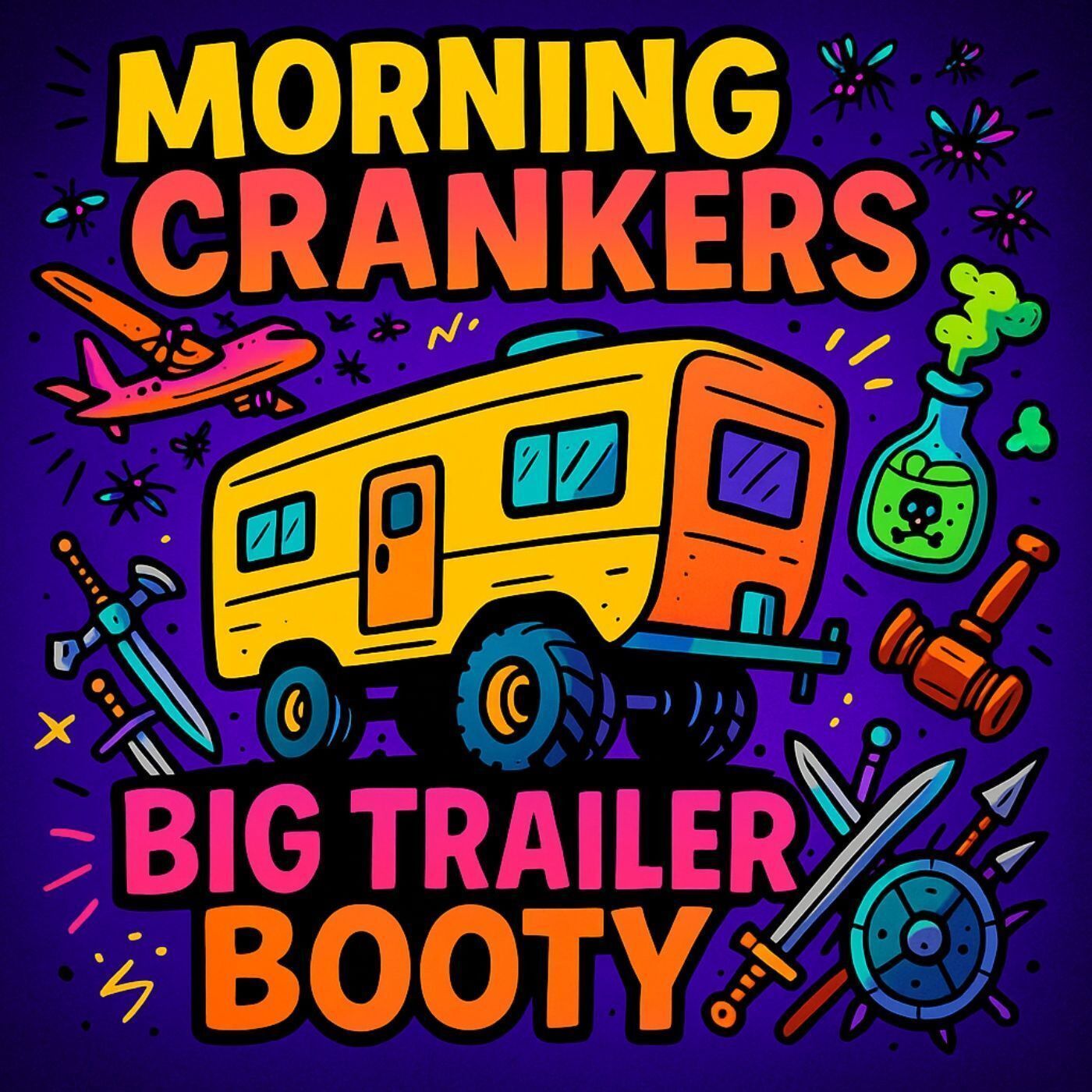 Big Trailer Booty, Ancient Weapons Hoard, and Wild True Crime – Morning Crankers May 12, 2025 episode artwork