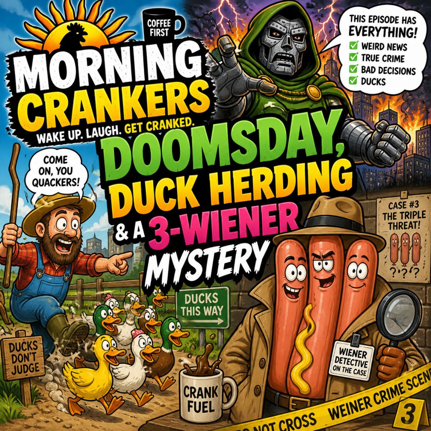 176: Doomsday, Duck Herding & a 3-Weiner Mystery episode artwork