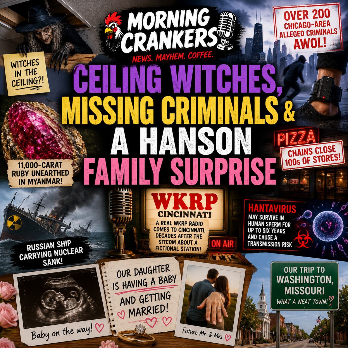 178: Ceiling Witches, Missing Criminals & a Hanson Family Surprise episode artwork