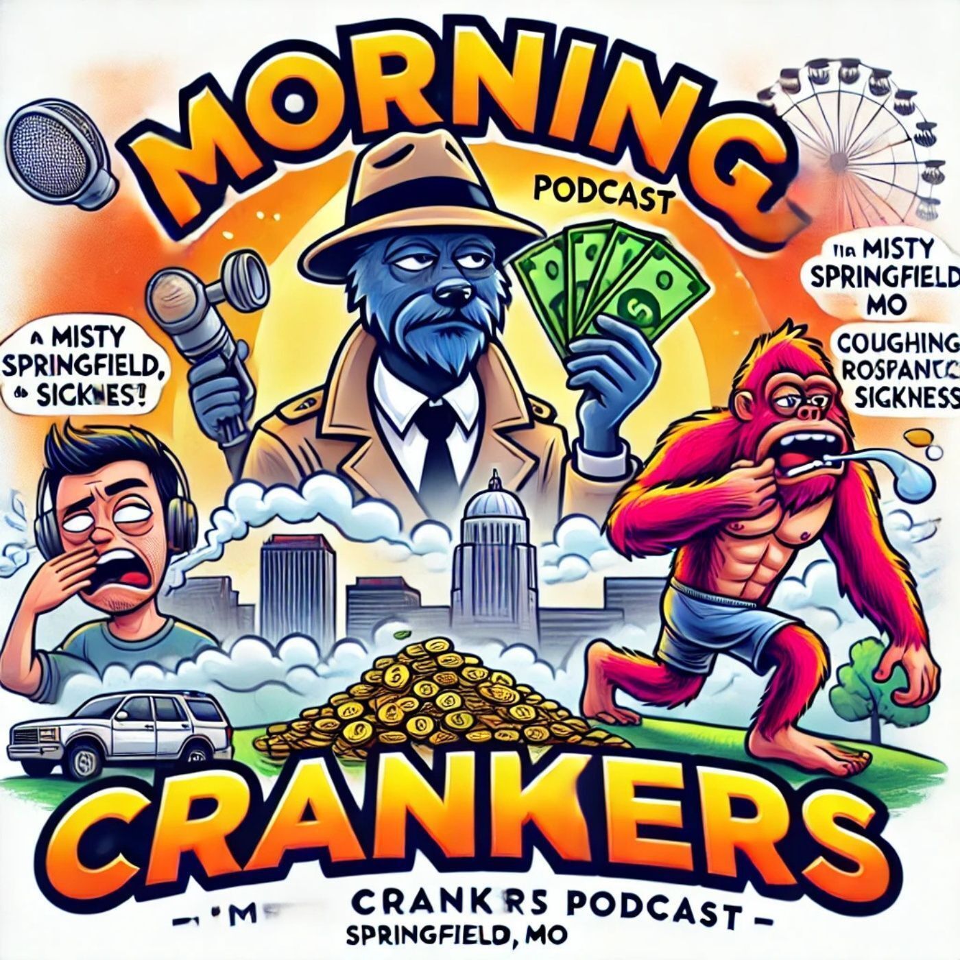 Morning Crankers Podcast – Billion-Dollar DOGE, Springfield Sickness & Bigfoot Erotica episode artwork