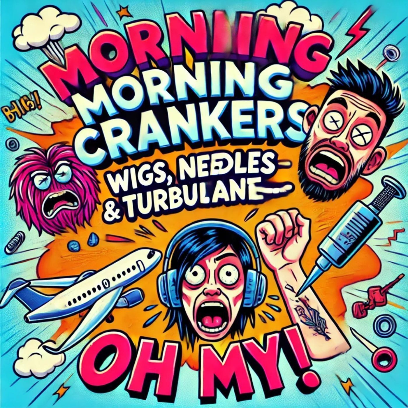 Morning Crankers: Wigs, Needles & Turbulence—Oh My! episode artwork