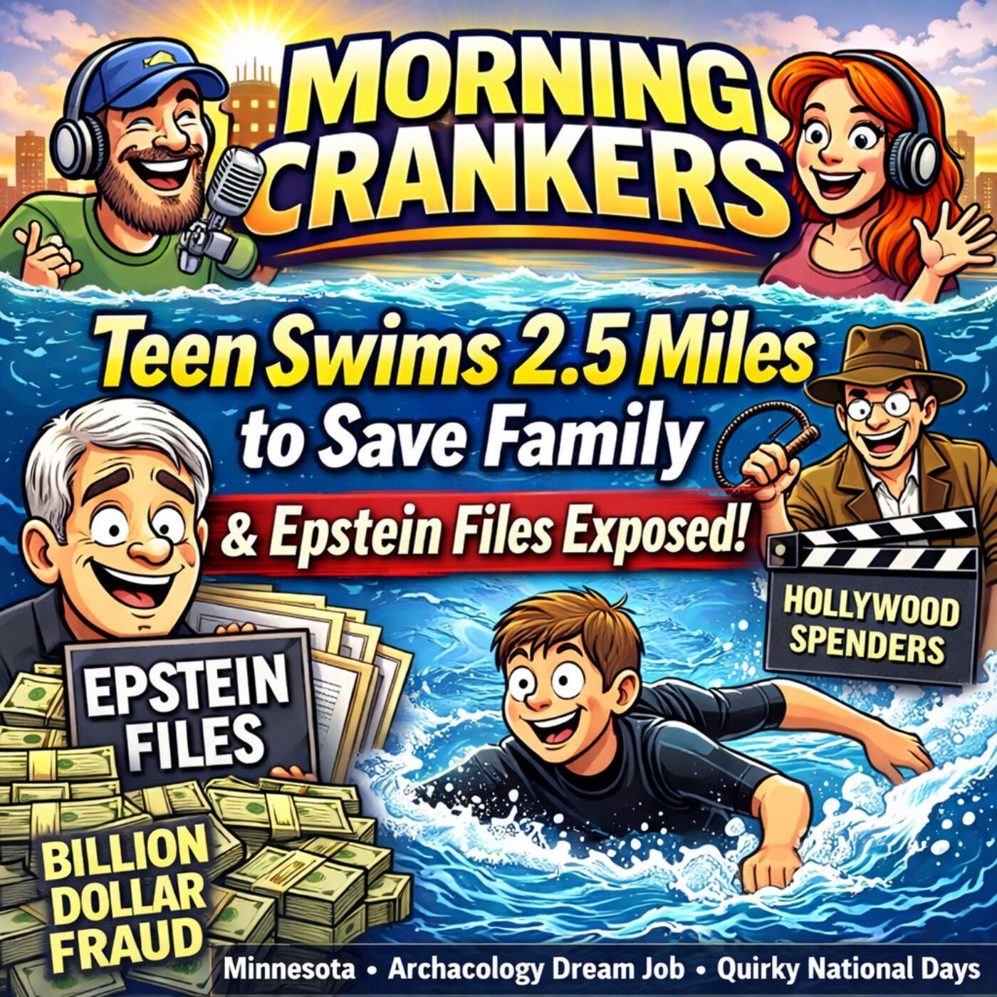162: What Happened with the Epstein Files This Week? Plus a 13-Year-Old Hero's Ocean Rescue episode artwork