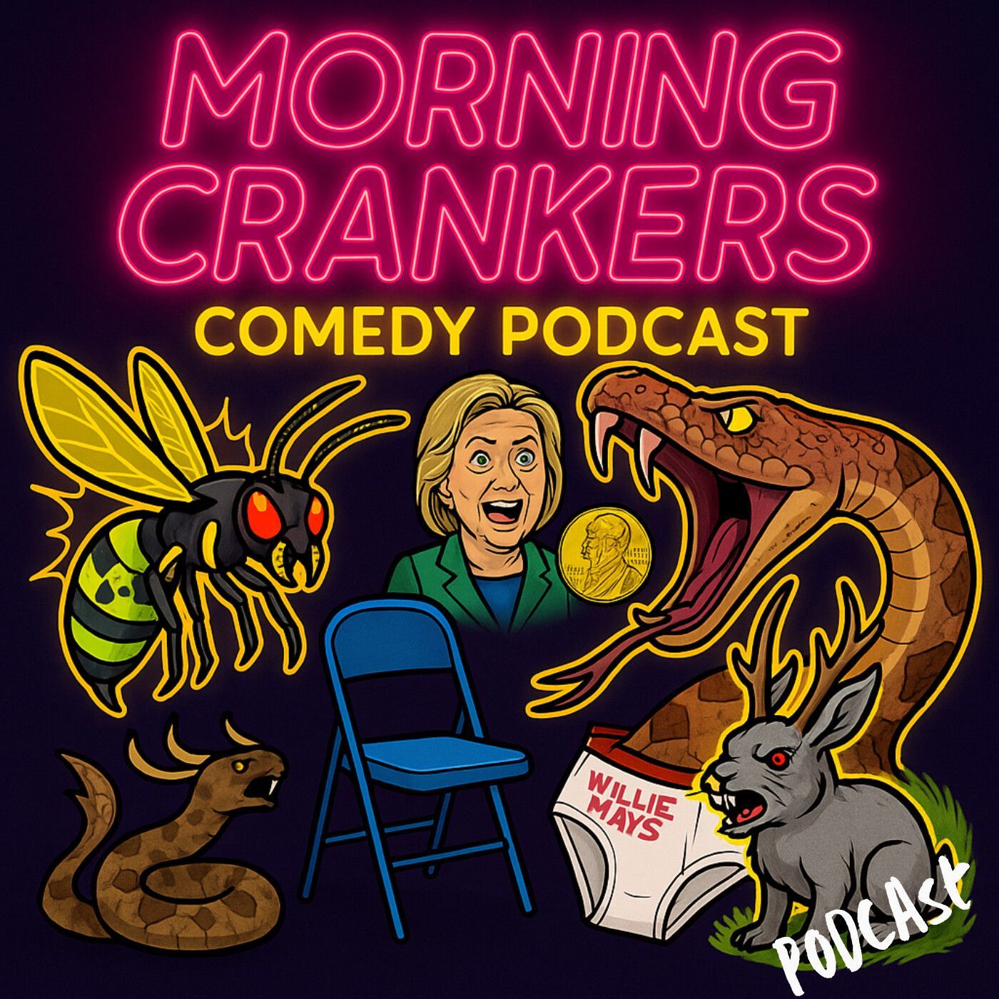 “Radioactive Wasps, Meat-Eating Rabbits & Missing Gred | Morning Crankers Comedy Podcast” episode artwork