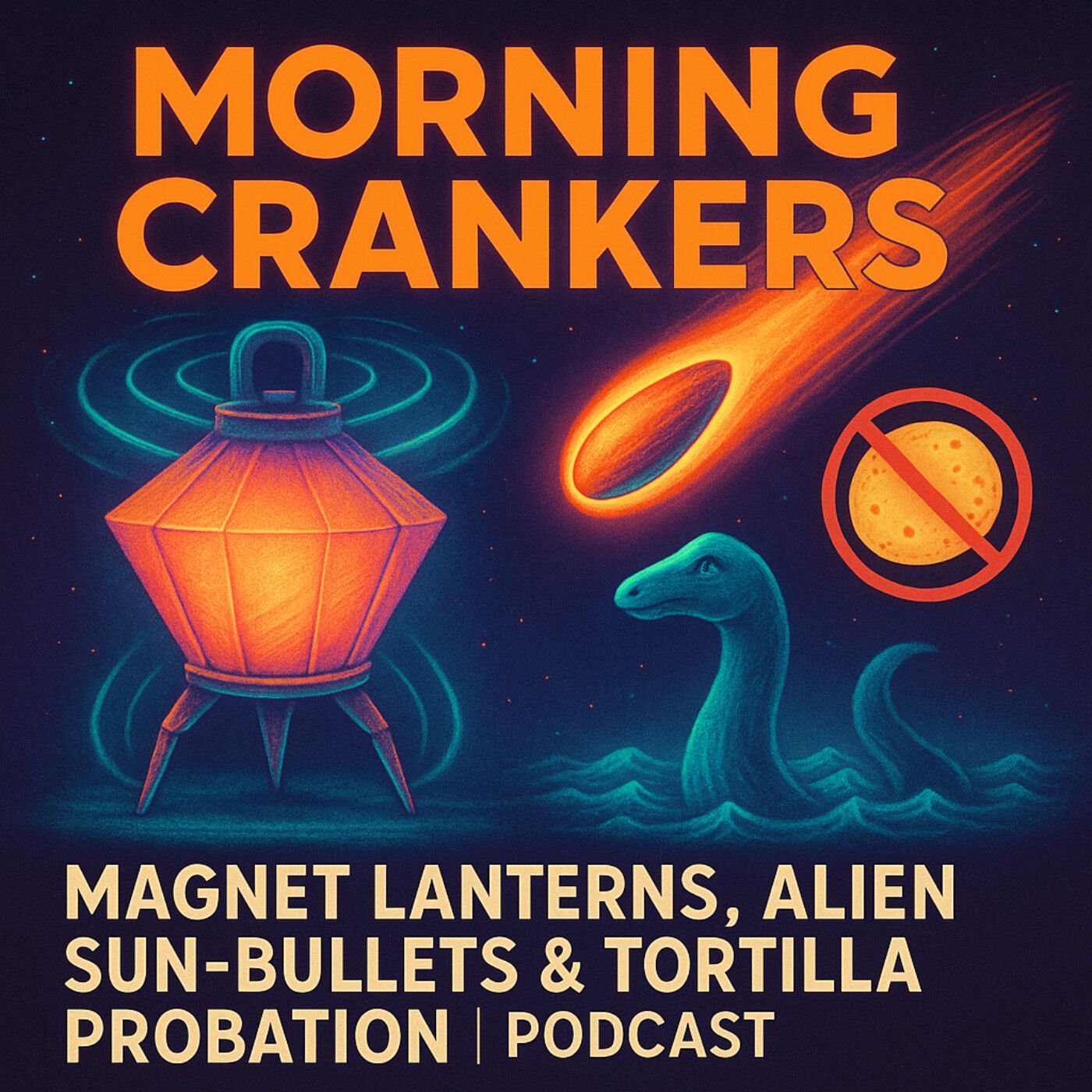 156: Magnet Lanterns, Alien Sun-Bullets & Tortilla Probation | Morning Crankers Podcast episode artwork