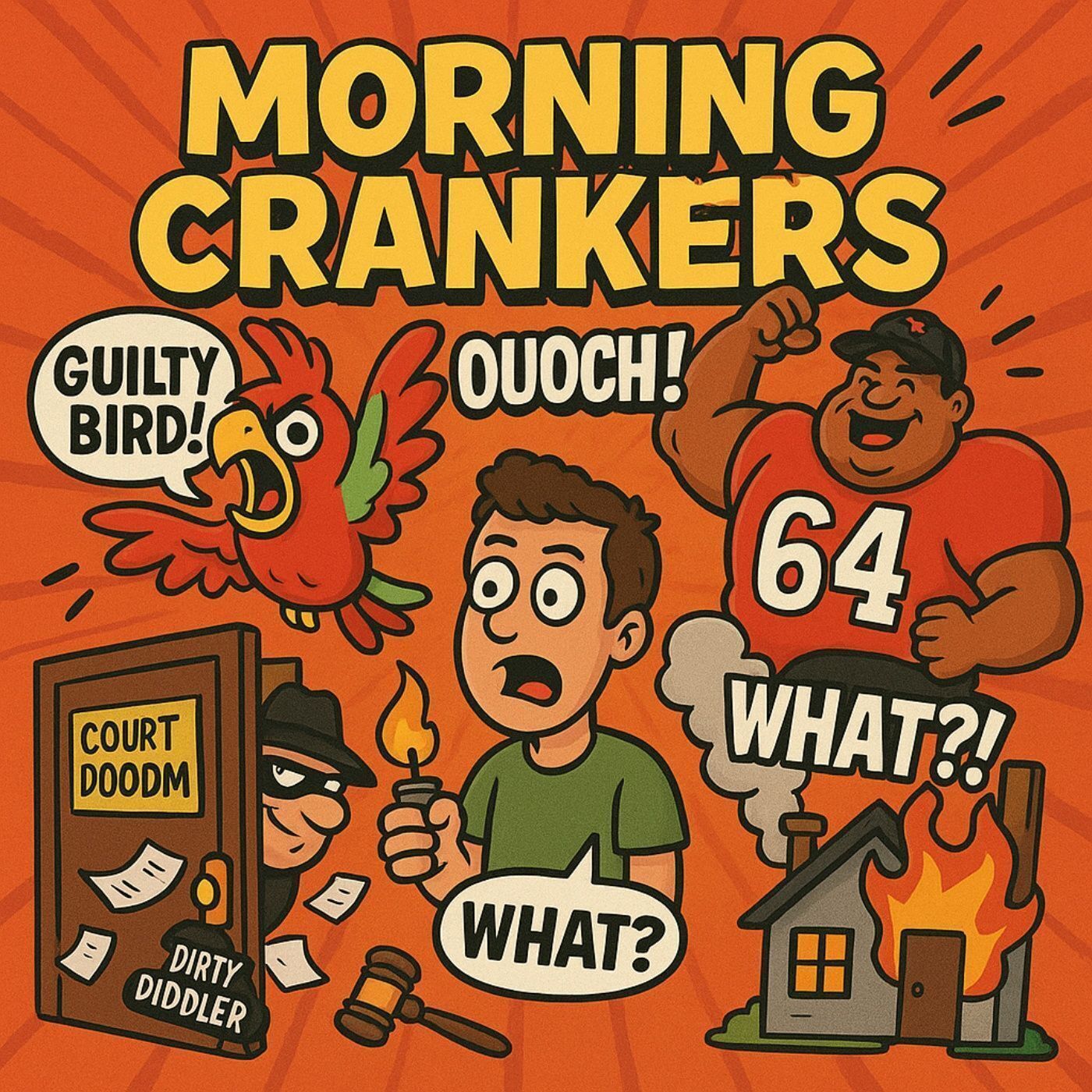 "Parrots, Pyros, and 464 Pounds of Trouble | Morning Crankers" episode artwork