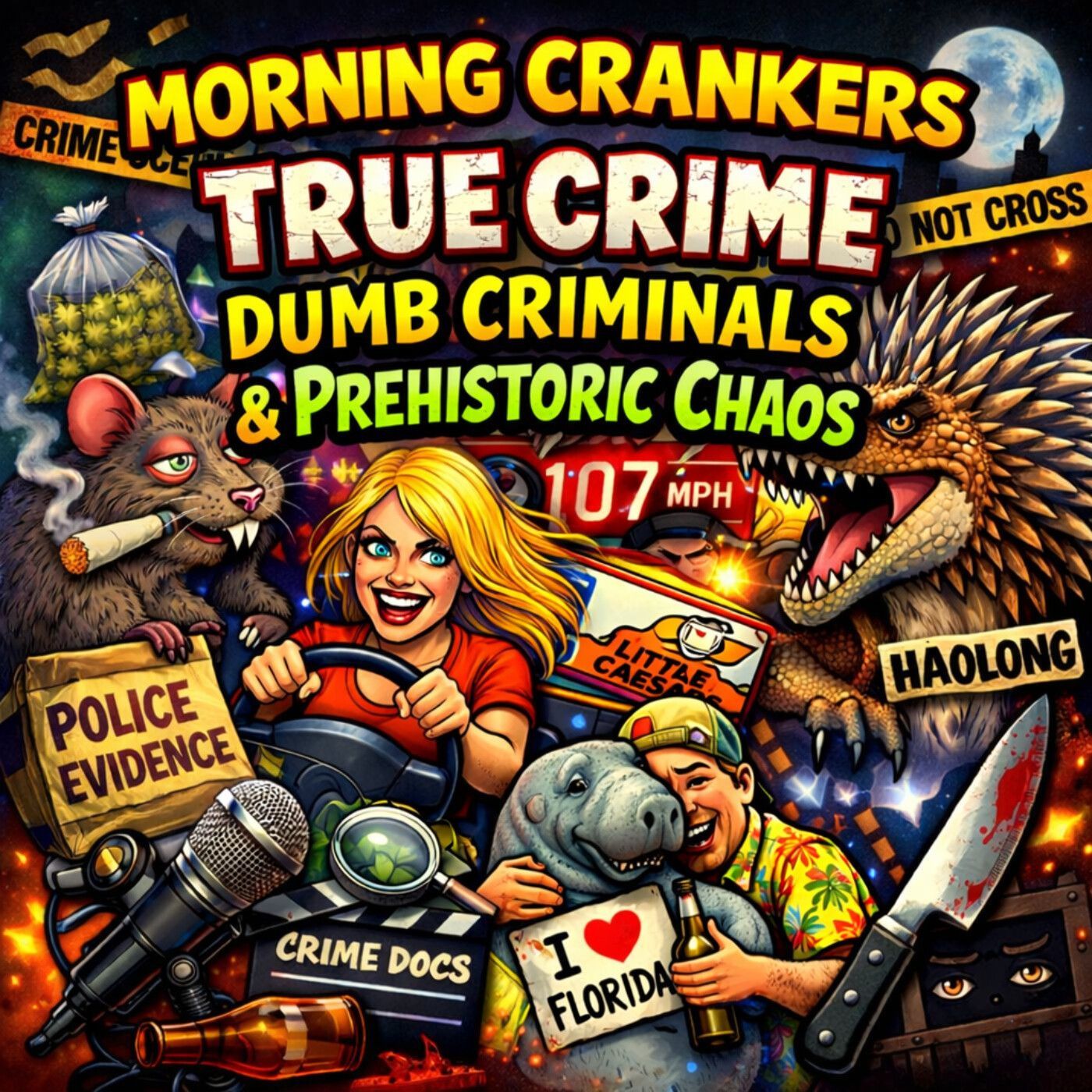 165: True Crime, Dumb Criminals & Prehistoric Chaos episode artwork