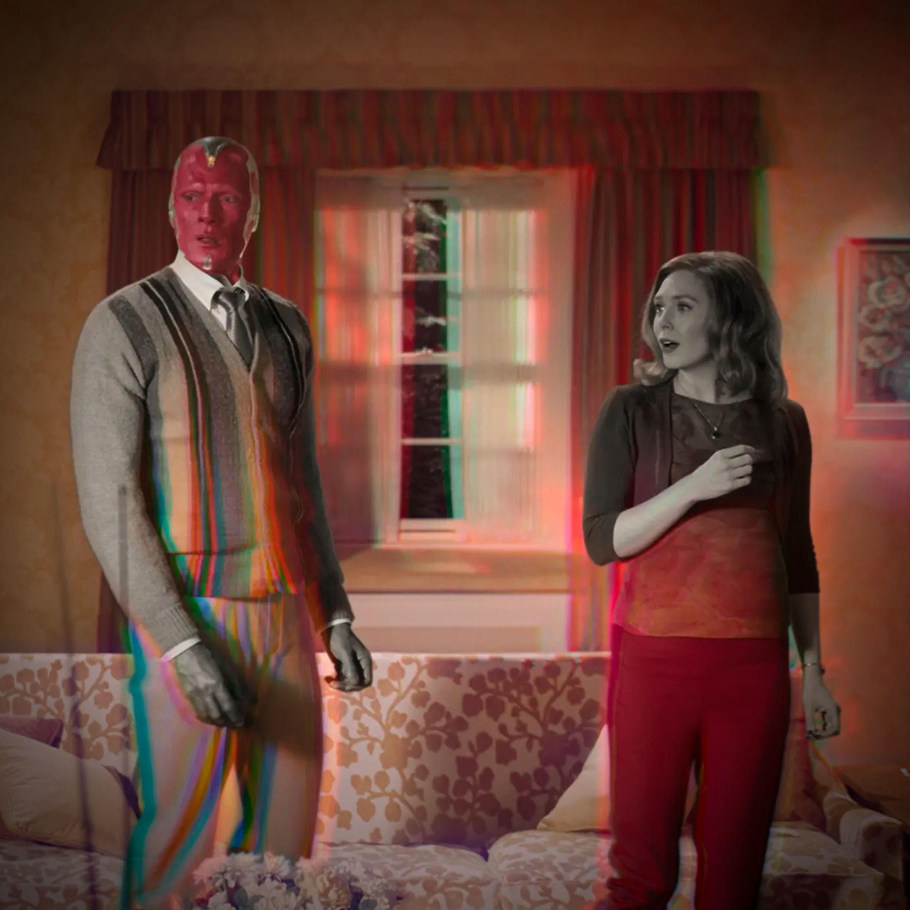 47 - WandaVision, E01: 'Filmada con público en vivo' & E02: 'No cambie de canal' episode artwork