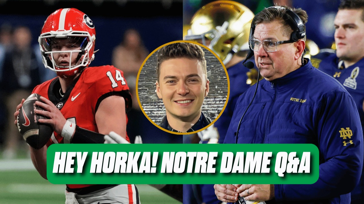 Hey Horka! Notre Dame lands WR from portal + Should Irish be scared of Georgia QB Gunner Stockton?