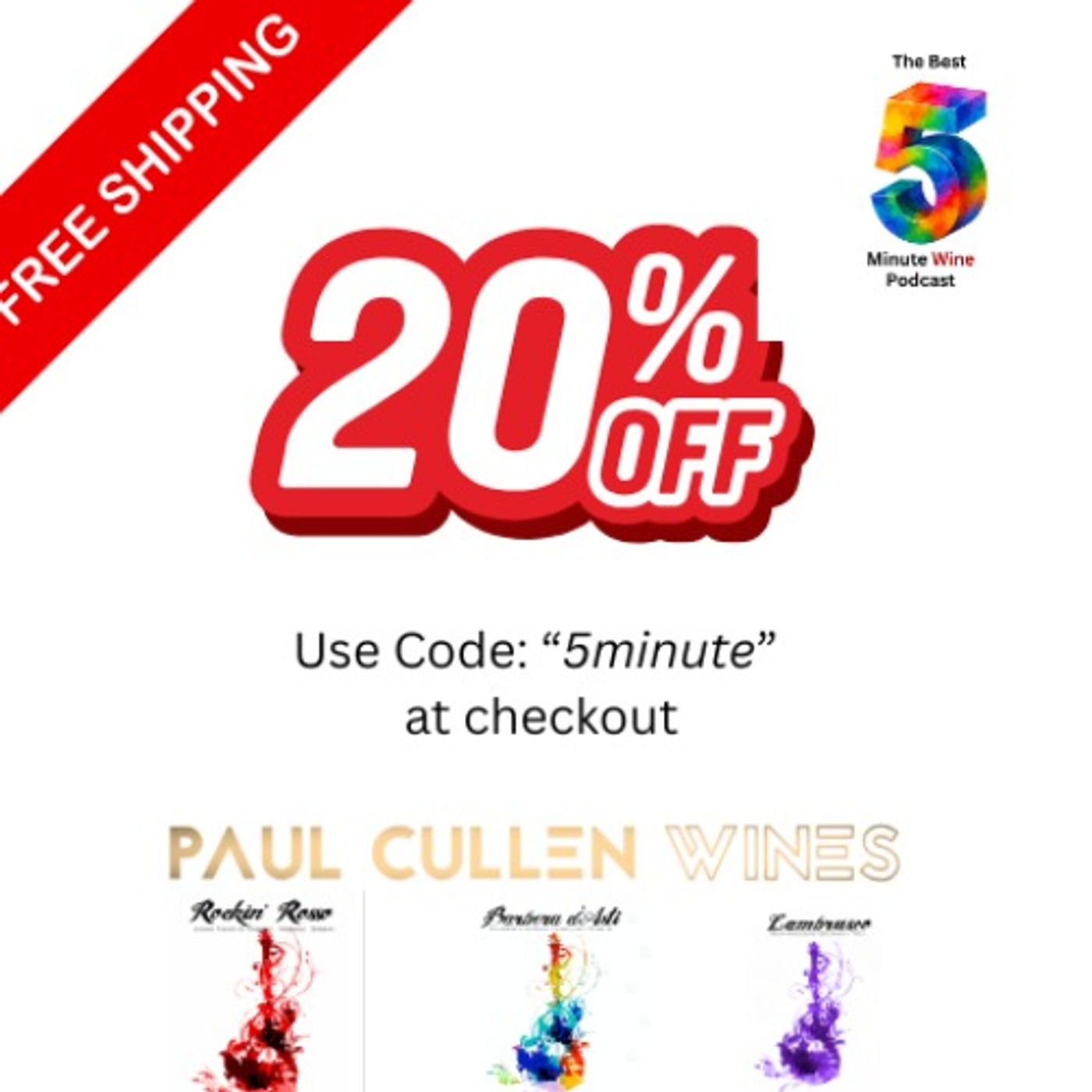 Save 20% Paul Cullen Wines: Last-Minute Christmas & New Year Wine Deal Promo Code 5minute