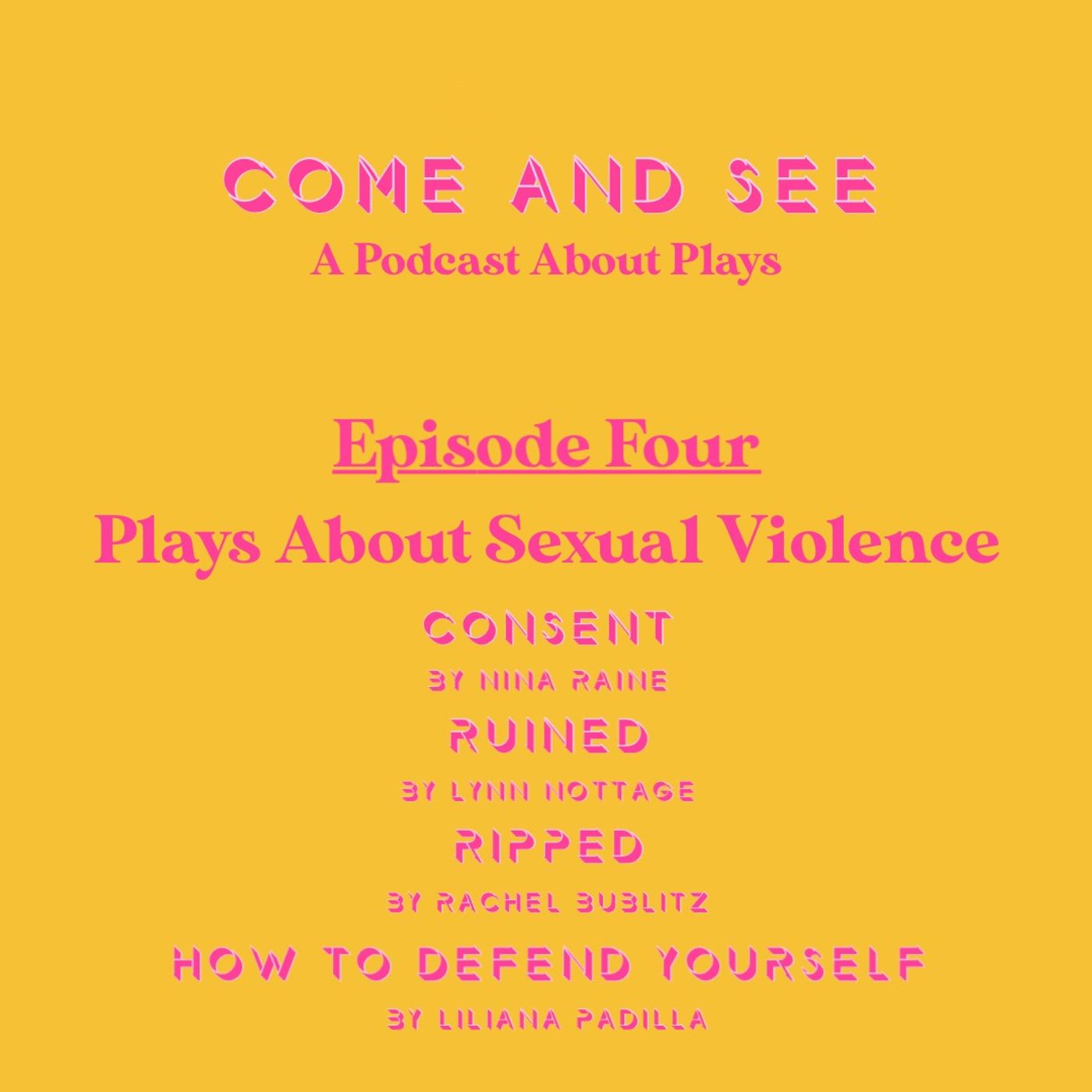 Plays About Sexual Violence
