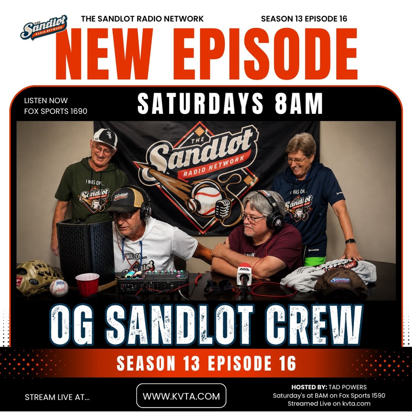 Season13 Episode16 with the original Sandlot Crew from Lincoln Illinois. episode artwork