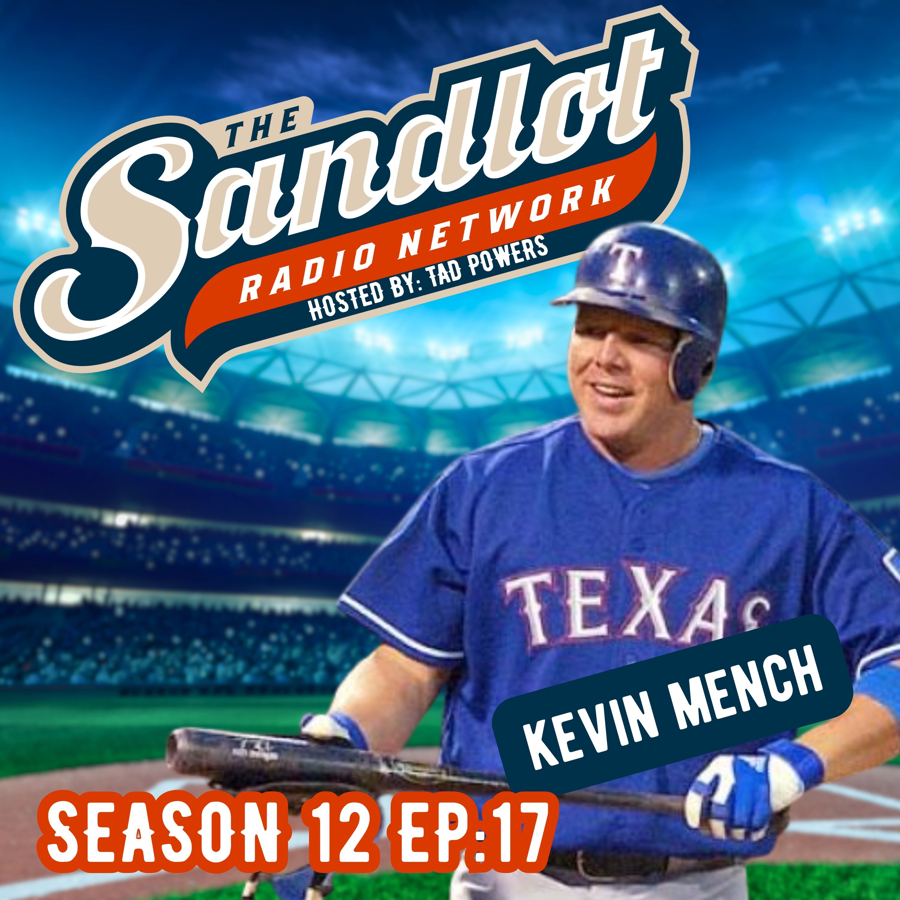 Mlb Slugger Kevin Mench's road to the big leagues from the Sandlot's of Delaware, Who's hot and Who's not in MLB with  our resident baseball fanatic and producer< Nick Wright episode artwork
