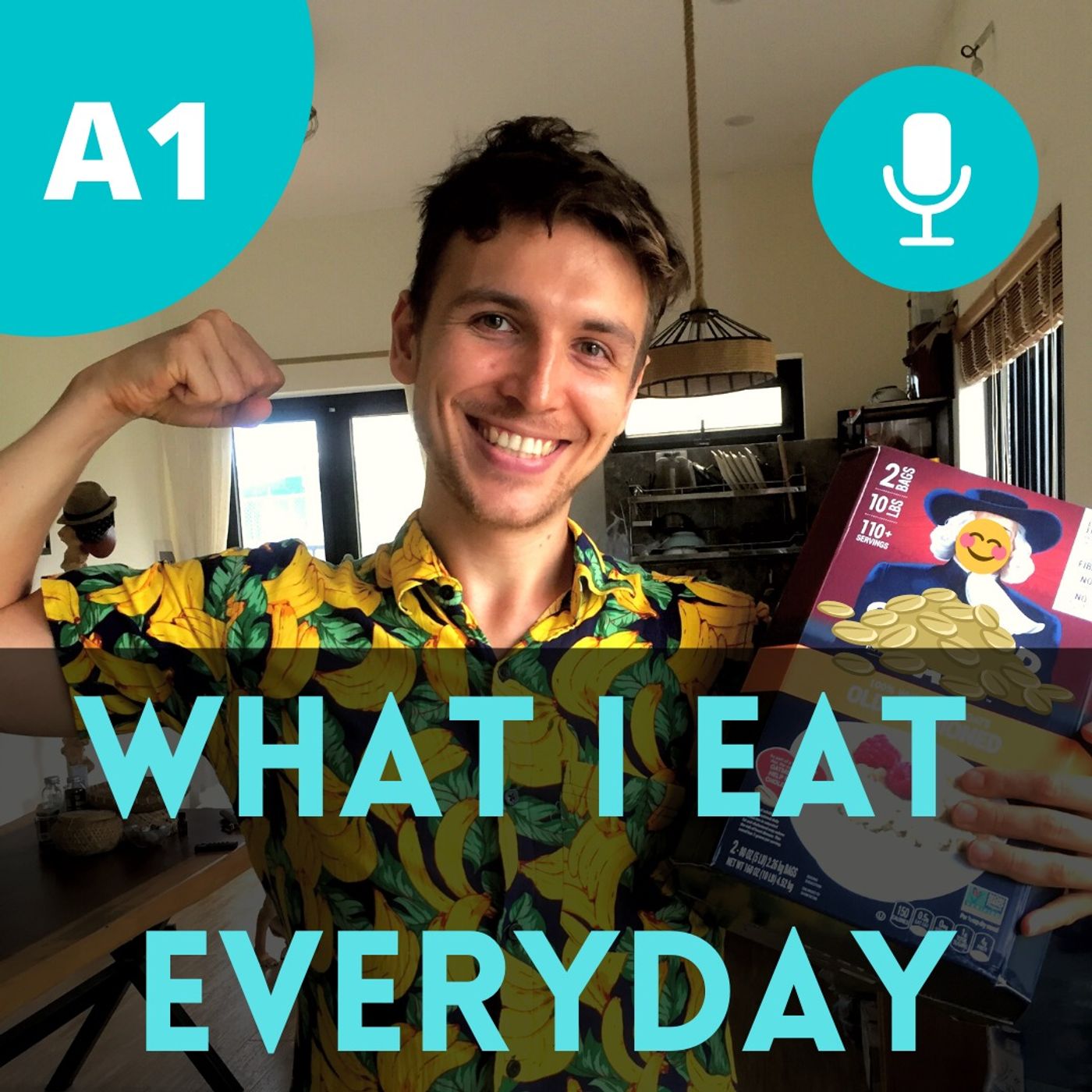 #47 - A1 - What I eat everyday - Russian Listening for Beginners