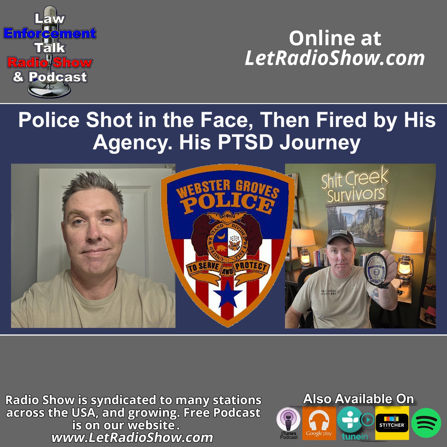 Police Shot in the Face, Then Fired by His Agency