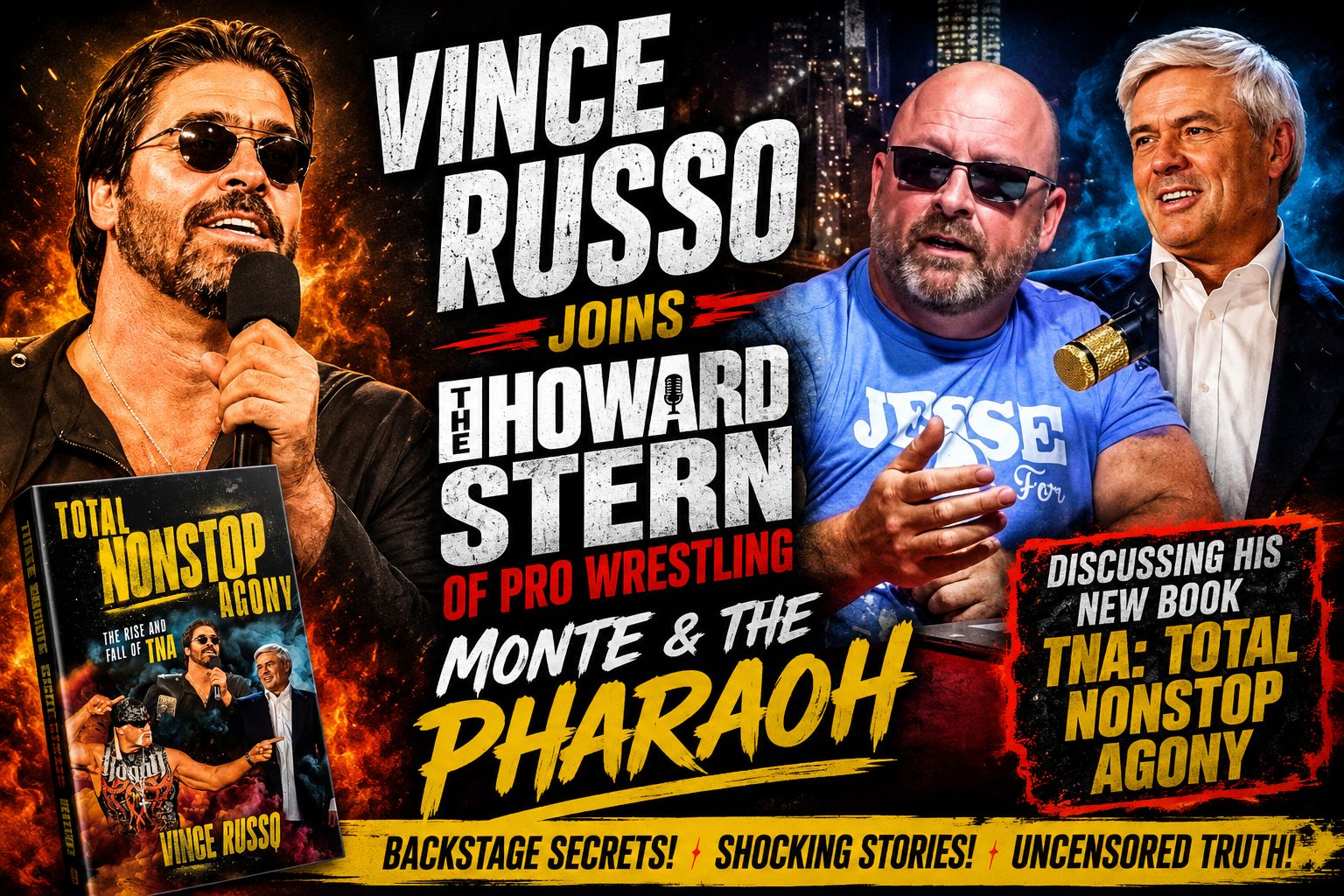 Vince Russo EXPOSES the Truth Behind TNA in Total Nonstop Agony | Monte & The Pharaoh Exclusive episode artwork