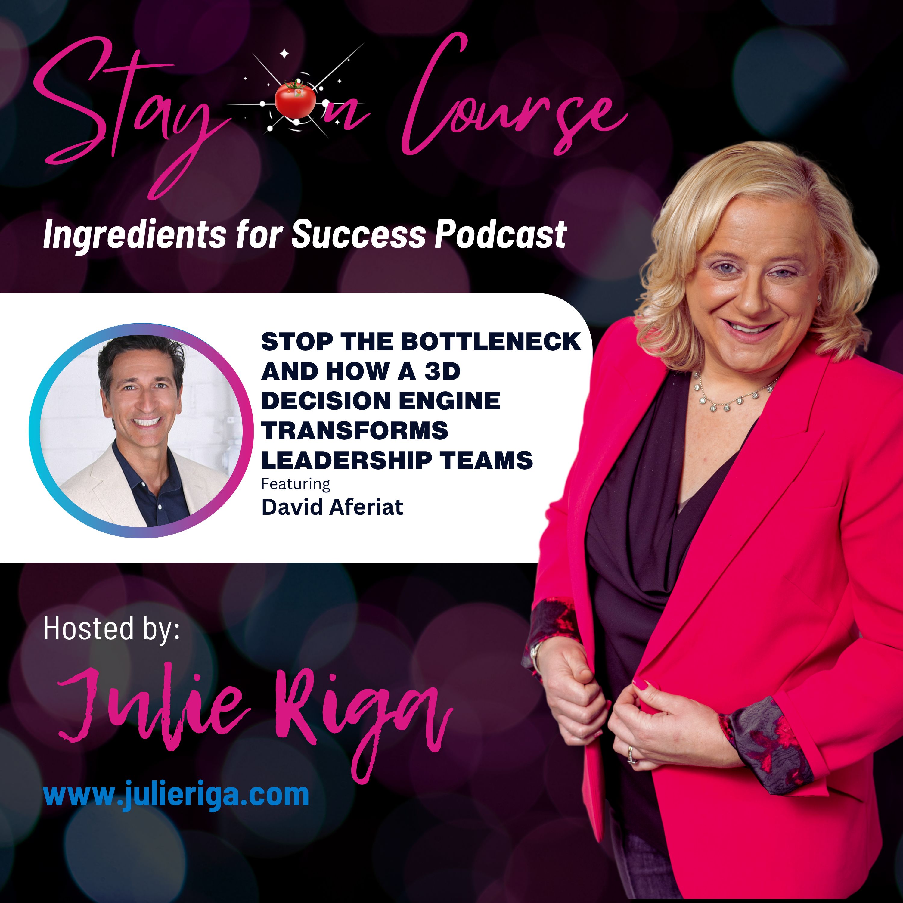 David Aferiat: Stop the Bottleneck and How a 3D Decision Engine Transforms Leadership Teams