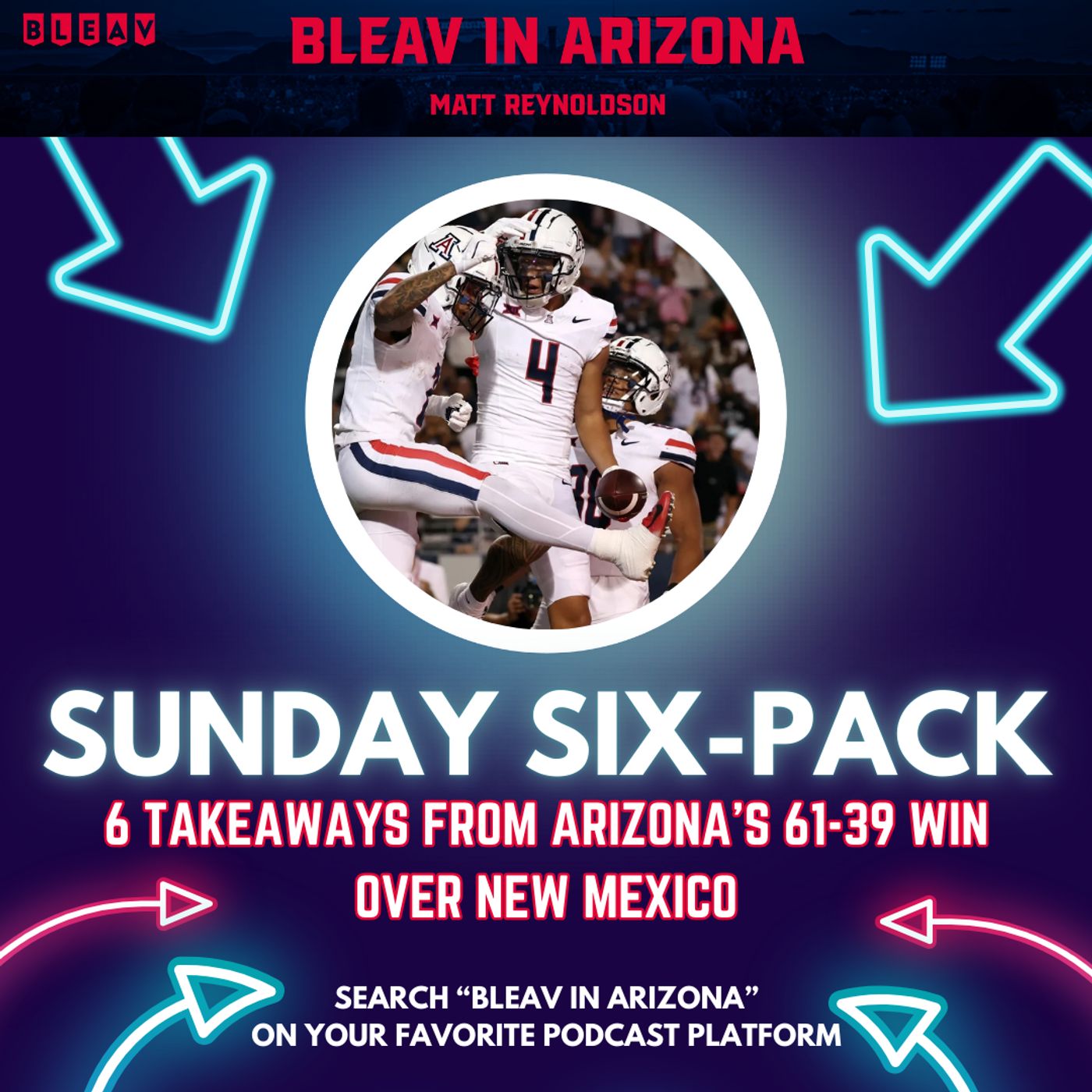 Sunday Six-Pack: 6 Takeaways from Arizona's Win over New Mexico episode artwork