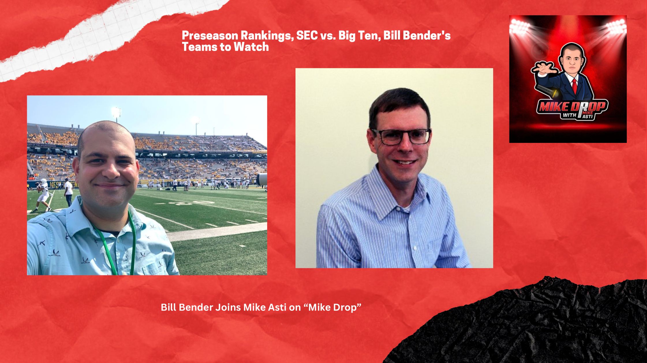 Preseason Rankings, SEC vs. Big Ten, Bill Bender's Teams to Watch episode artwork