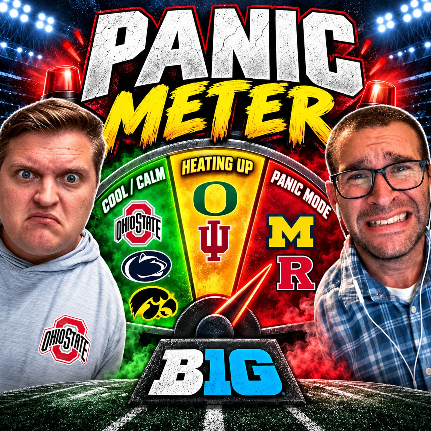 AHH: Big Ten Football Week 1 Panic Meter For EVERY Team