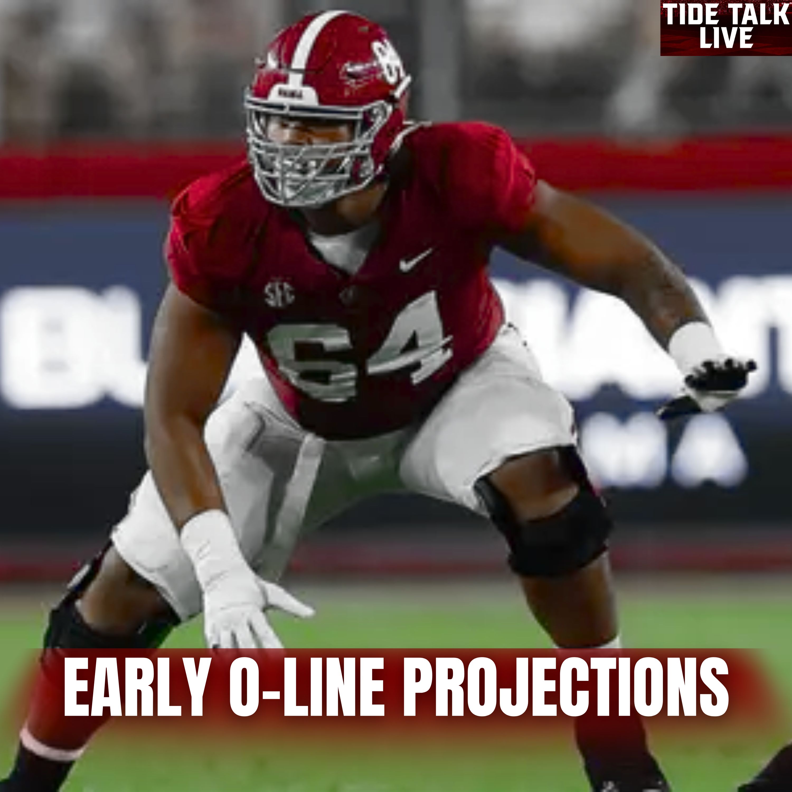 Way-Too-Early Alabama Football Offensive Line Projections | Key OL Position Battles episode artwork