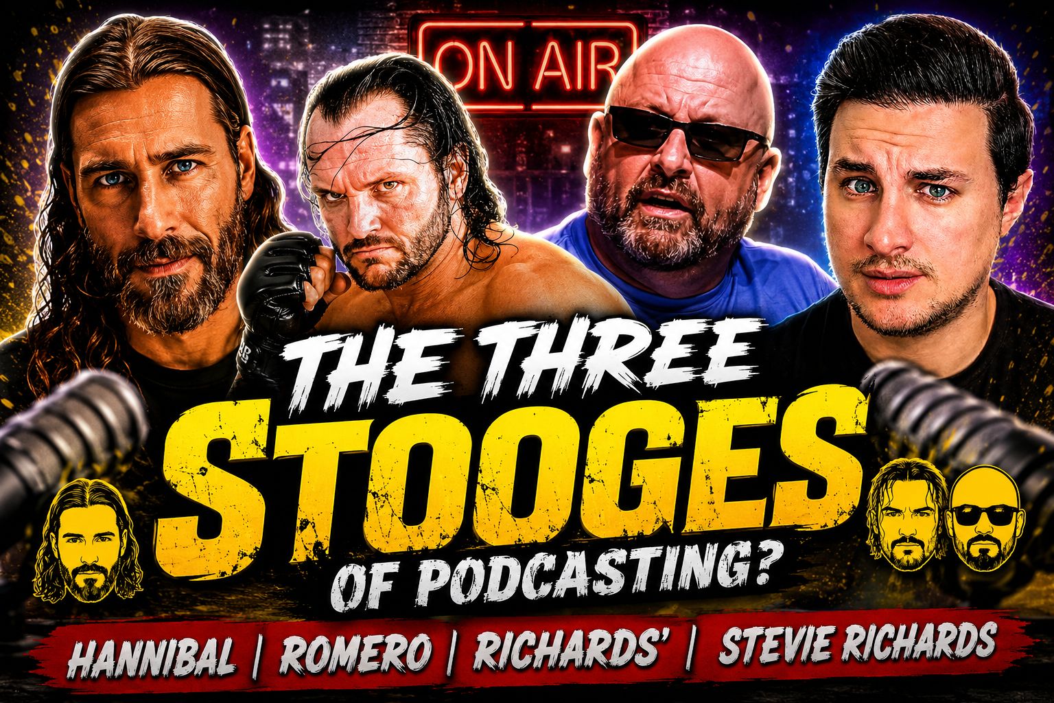 The Three Stooges of Podcasting? Hannibal, Romero & Richards' Biggest Meltdowns! ️ episode artwork