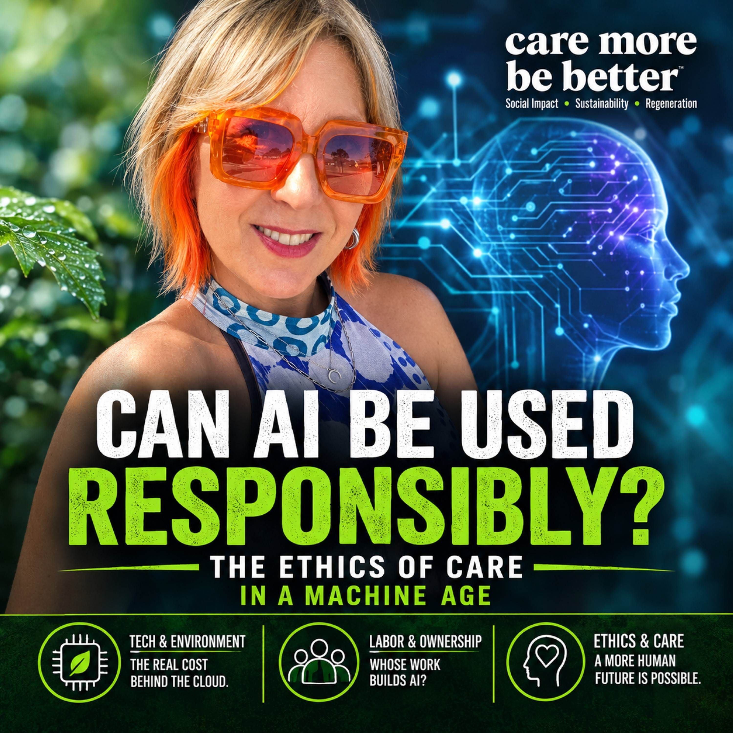 Can AI Be Used Responsibly? The Ethics of Care in a Machine Age with Corinna Bellizzi, PhD, MBA episode artwork
