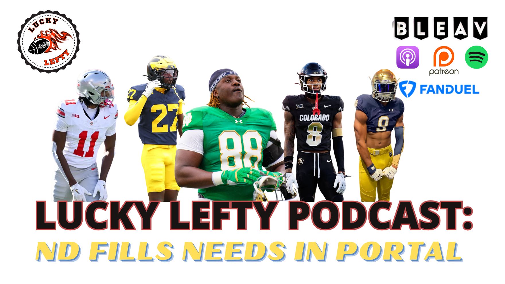 ND Goes On Transfer Portal Heater, CJ Carr Early Heisman Favorite episode artwork