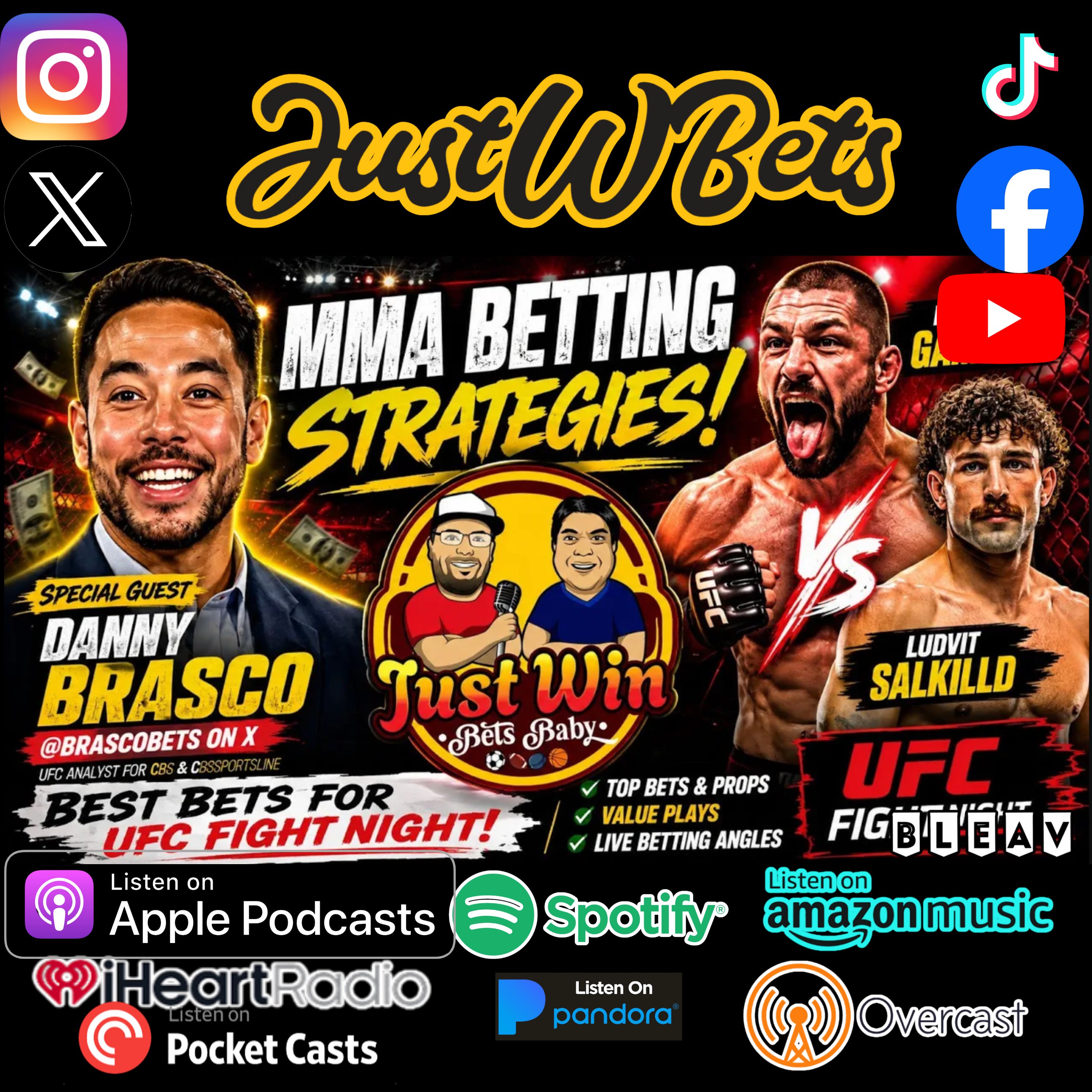 CBS' Danny Brasco Reveals His UFC Betting Strategy + Gamrot vs. Salkilld Best Bets episode artwork